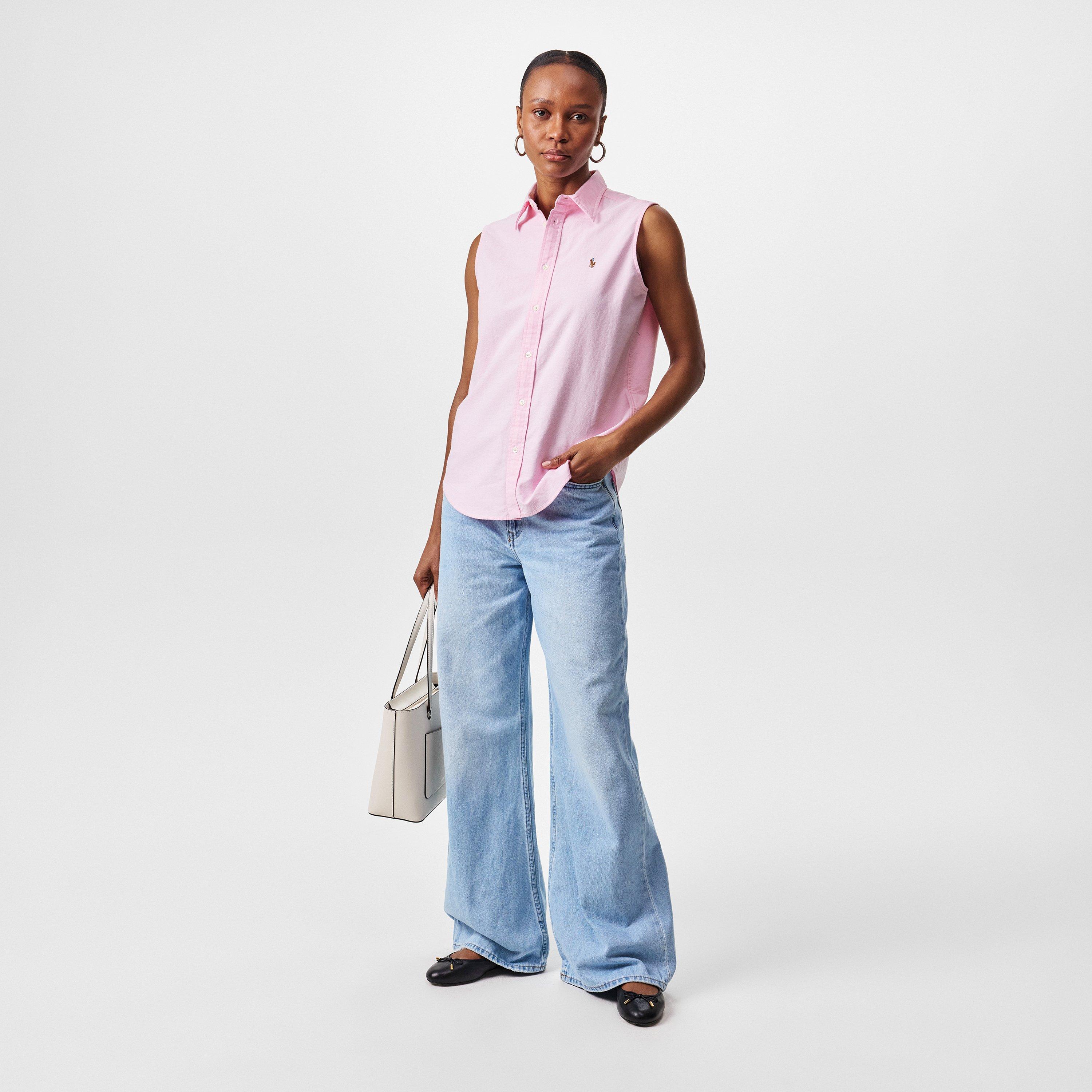Women's Short-Sleeve Plain Shirt