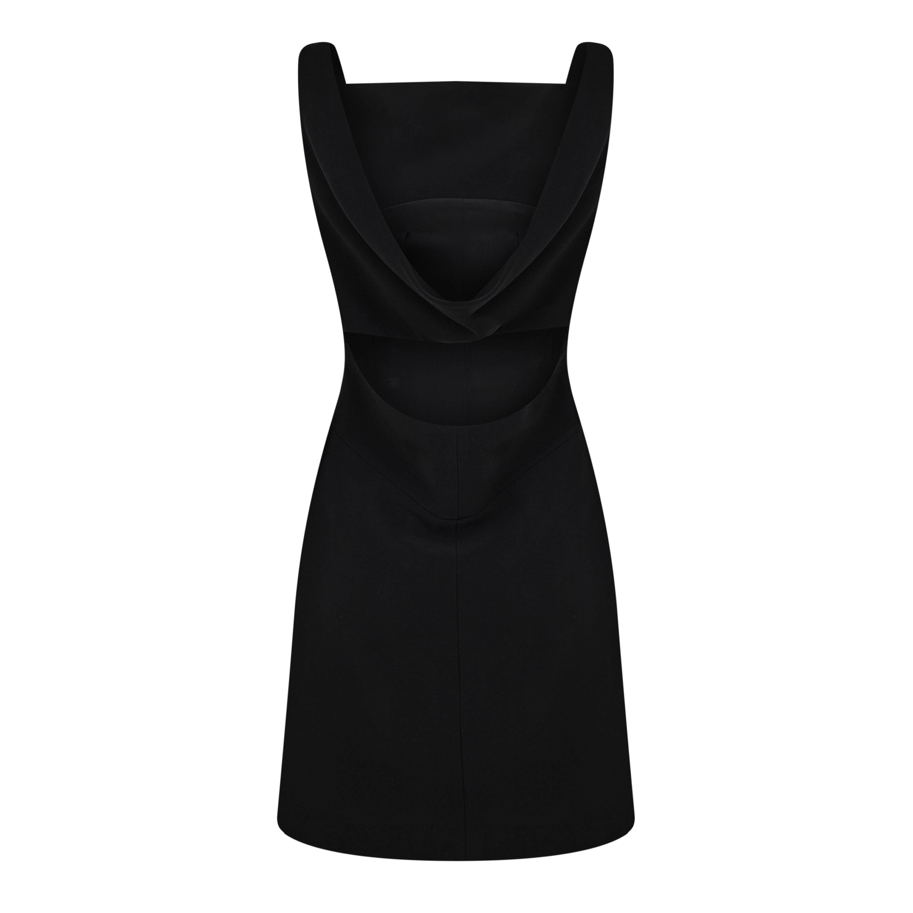 Cutout Draped Mini Dress