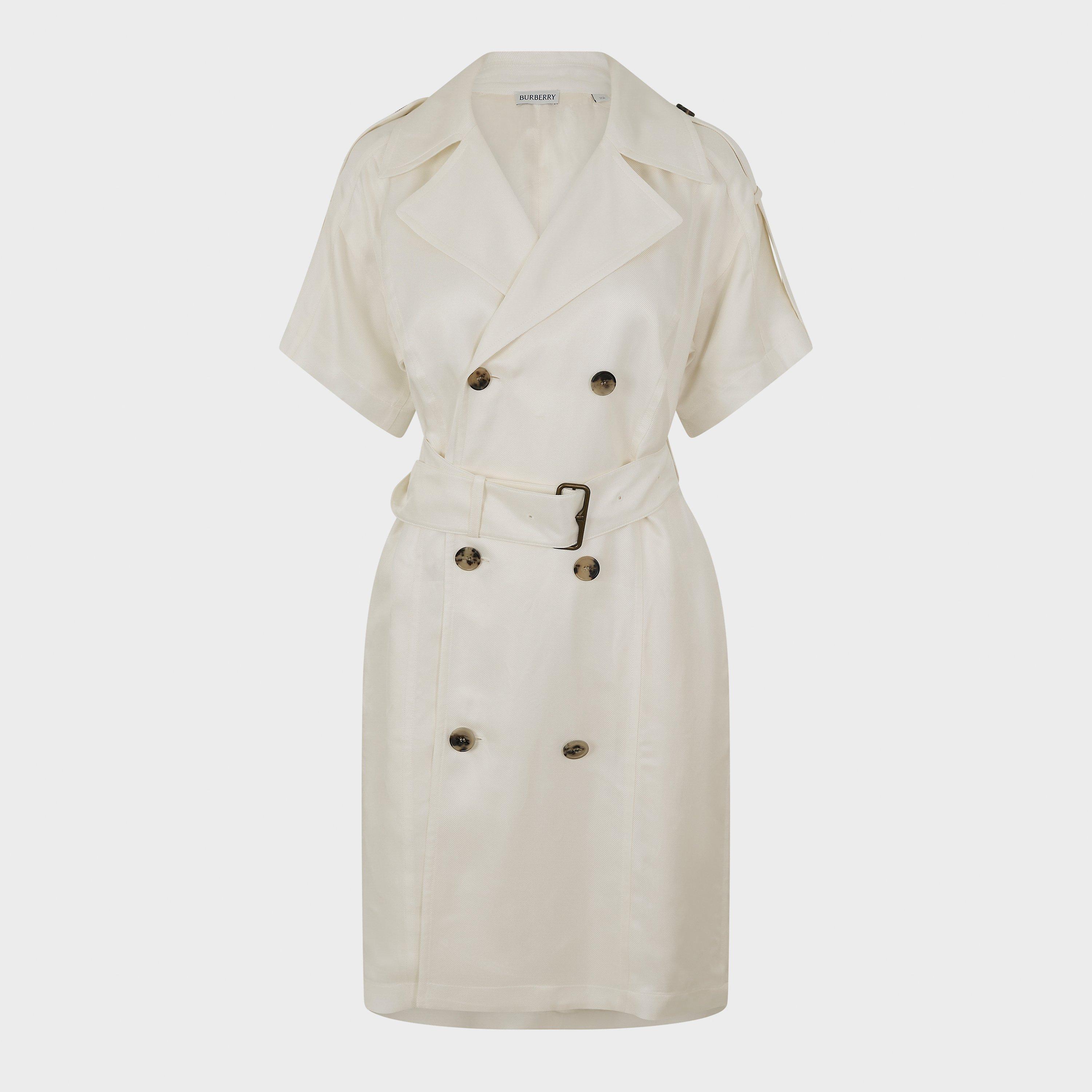 Structured Button-Through Shirt Dress