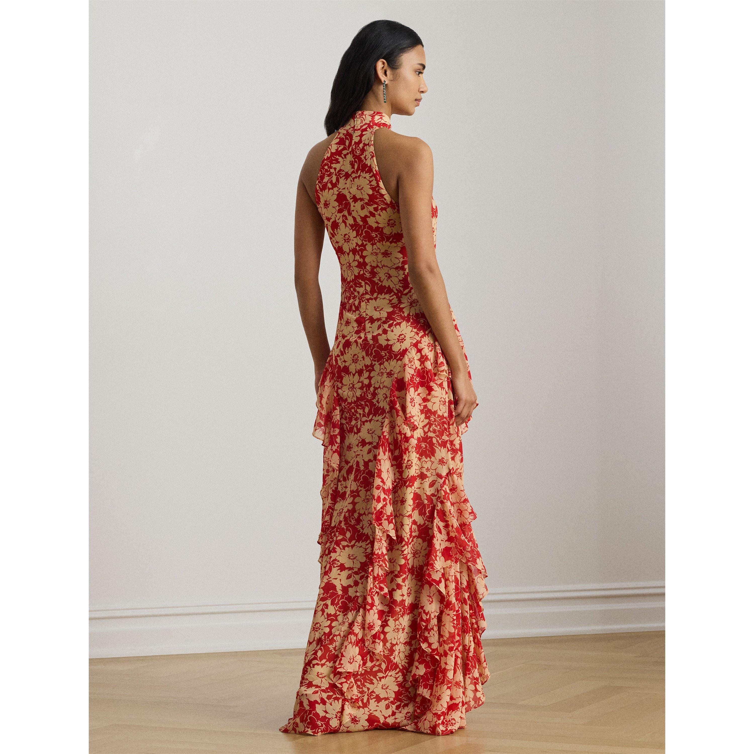 Georgette Halter Gown