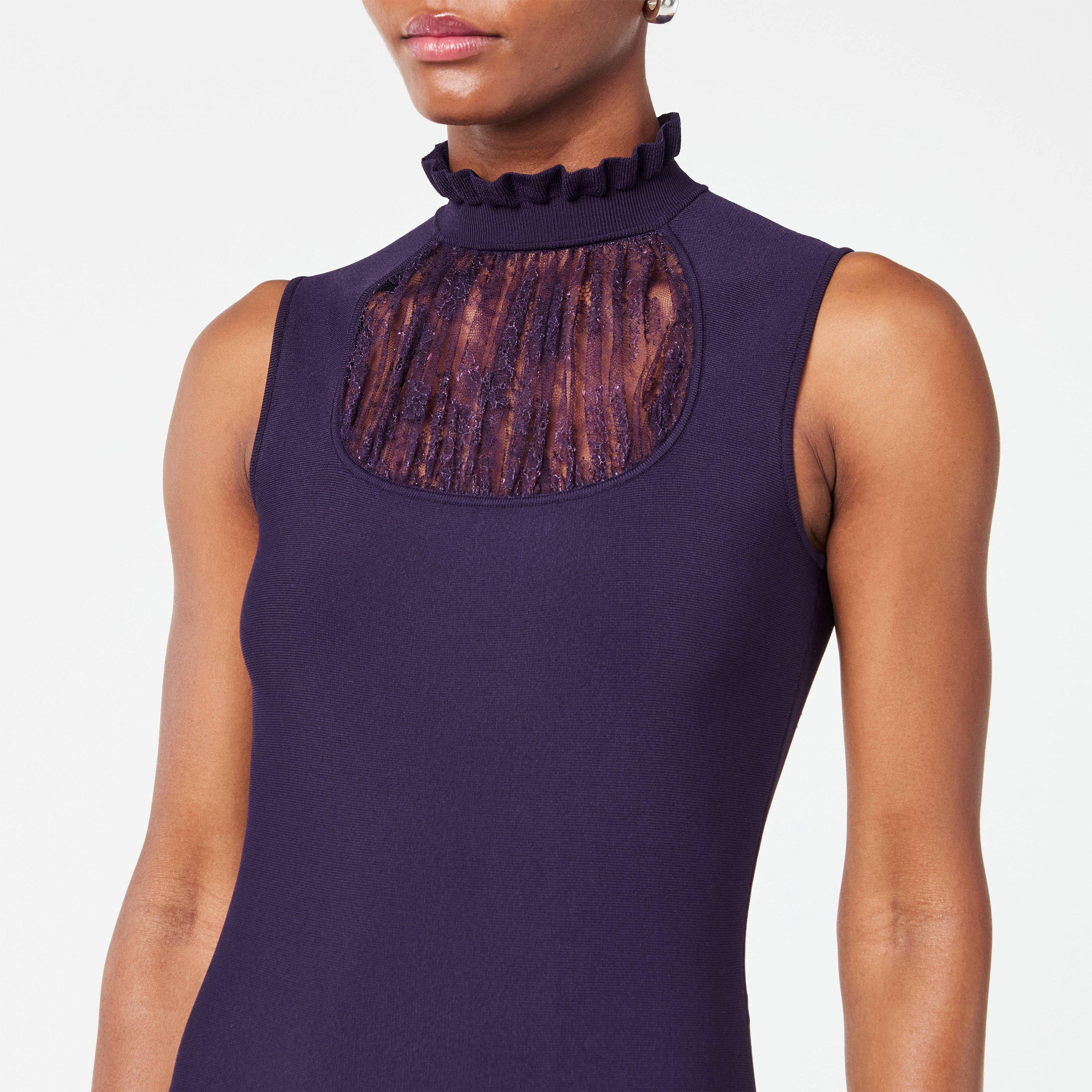 Lace Midi A Line Dress