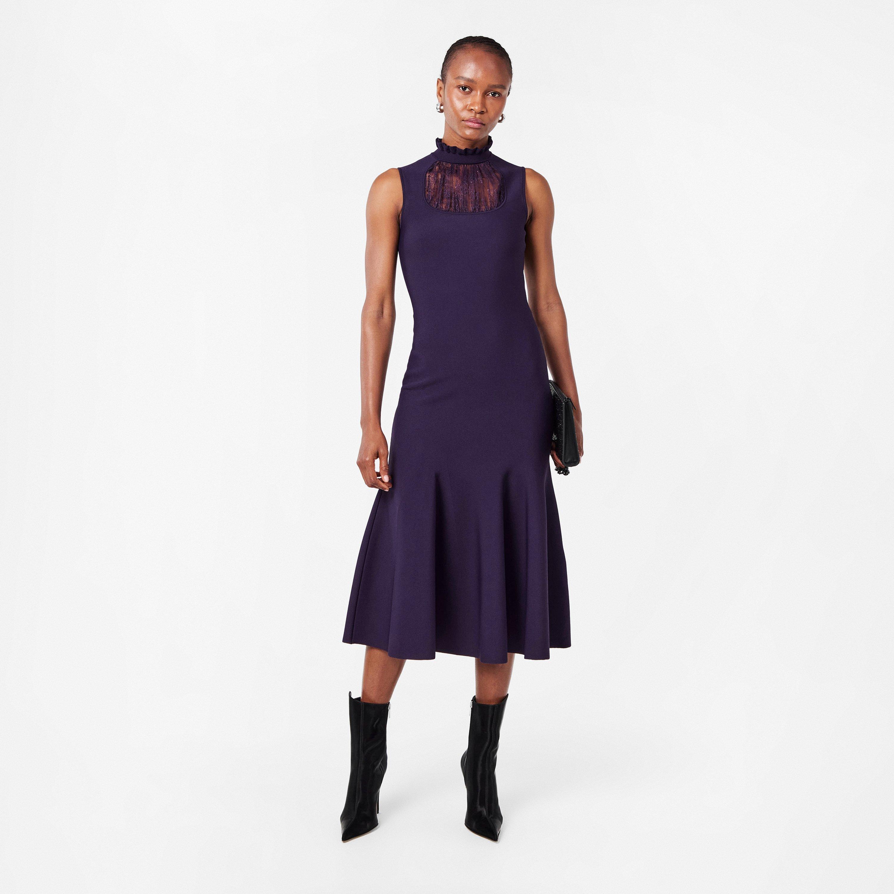 Lace Midi A Line Dress