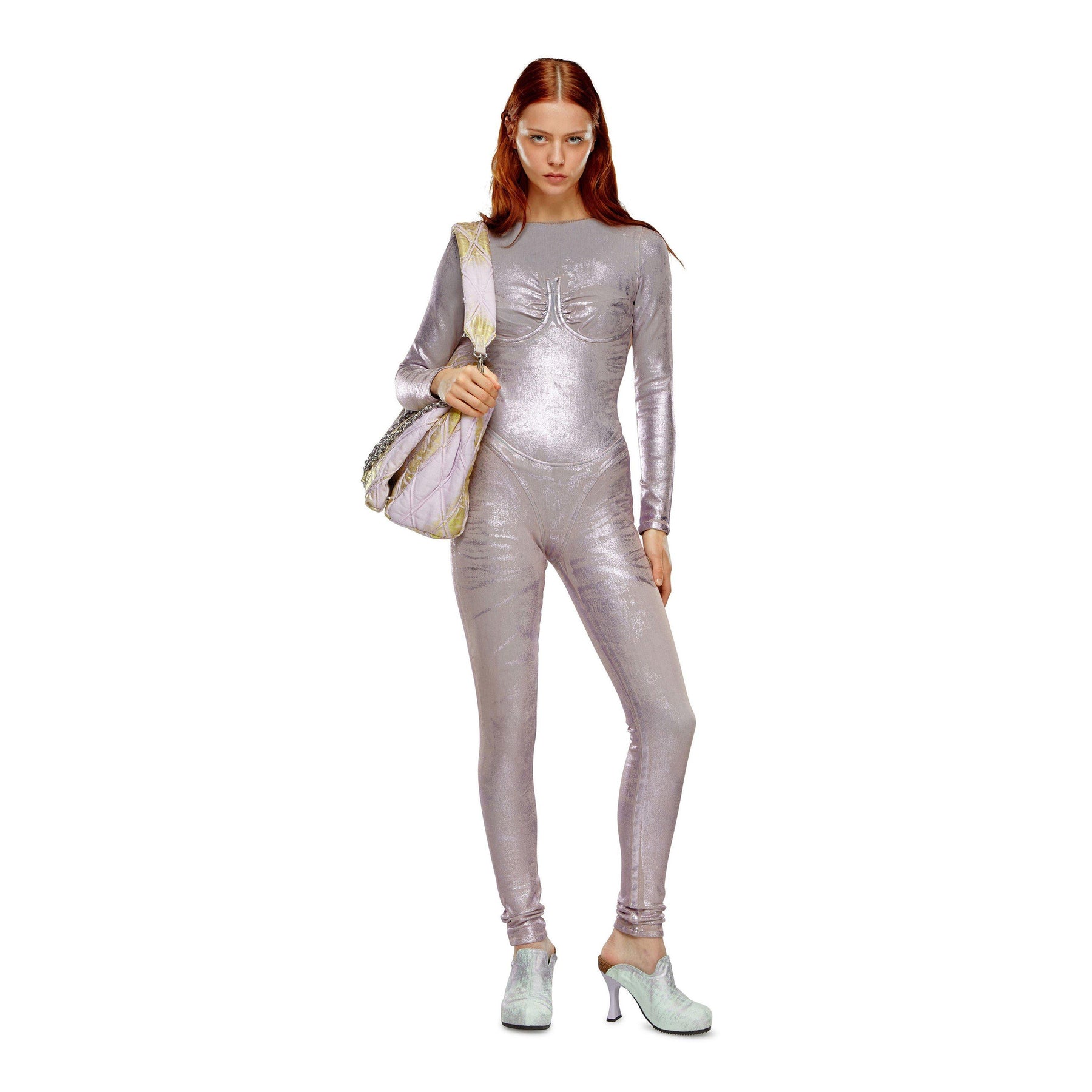 De-Nikki Metallic Bodysuit