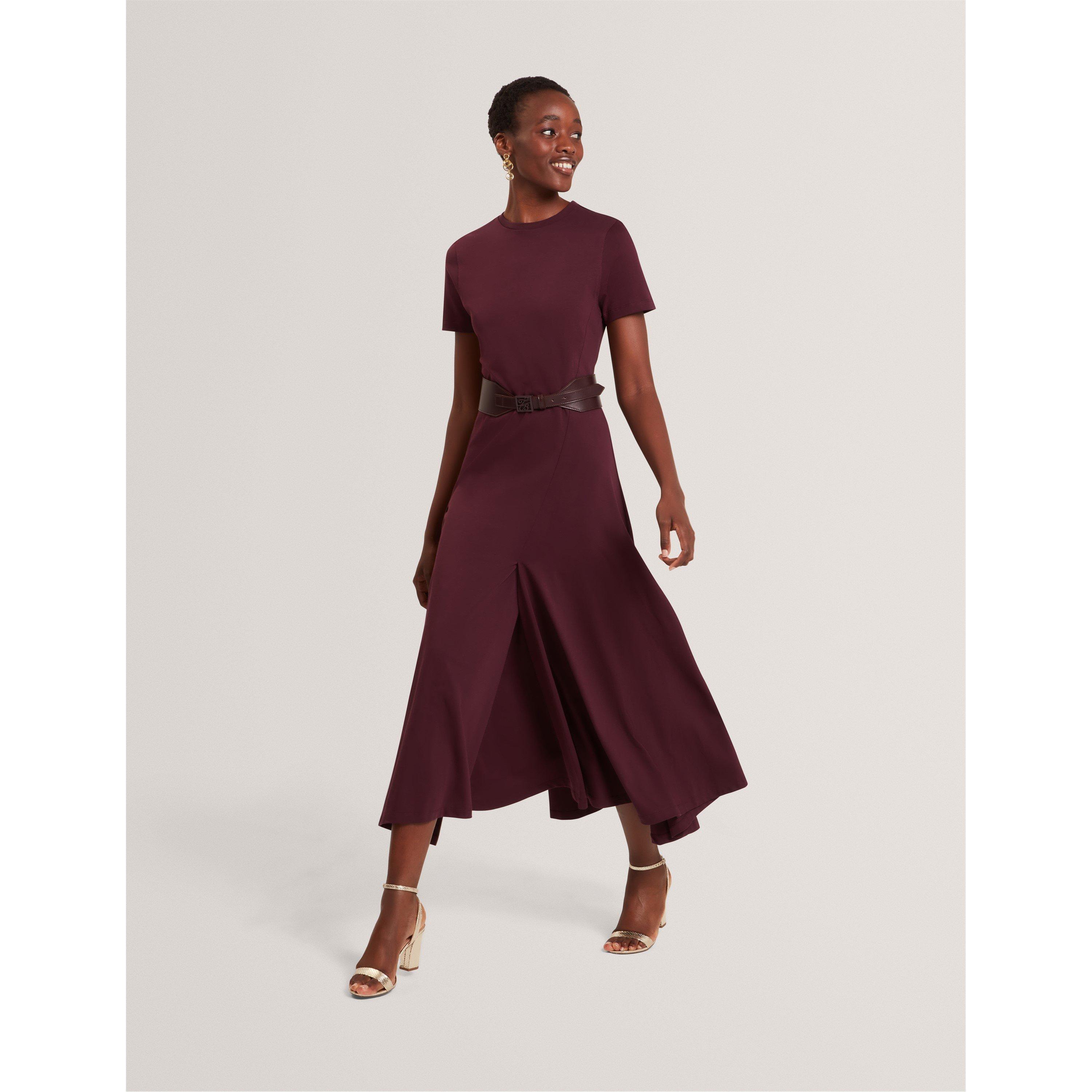 Mixed Midi Tea Dress