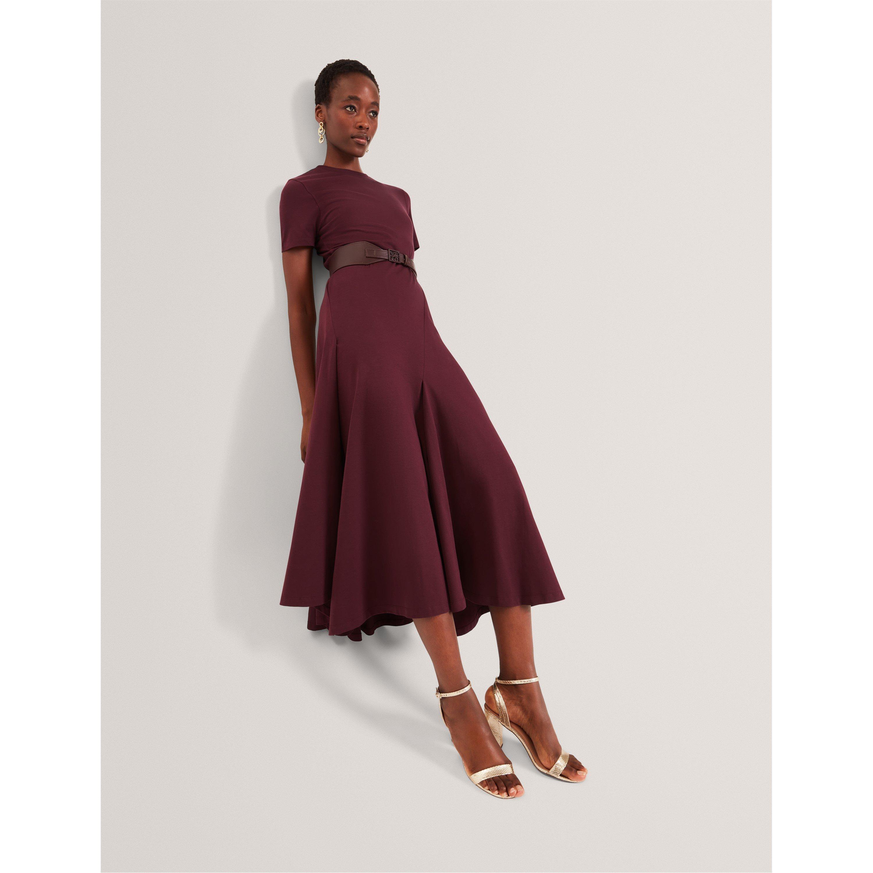 Mixed Midi Tea Dress