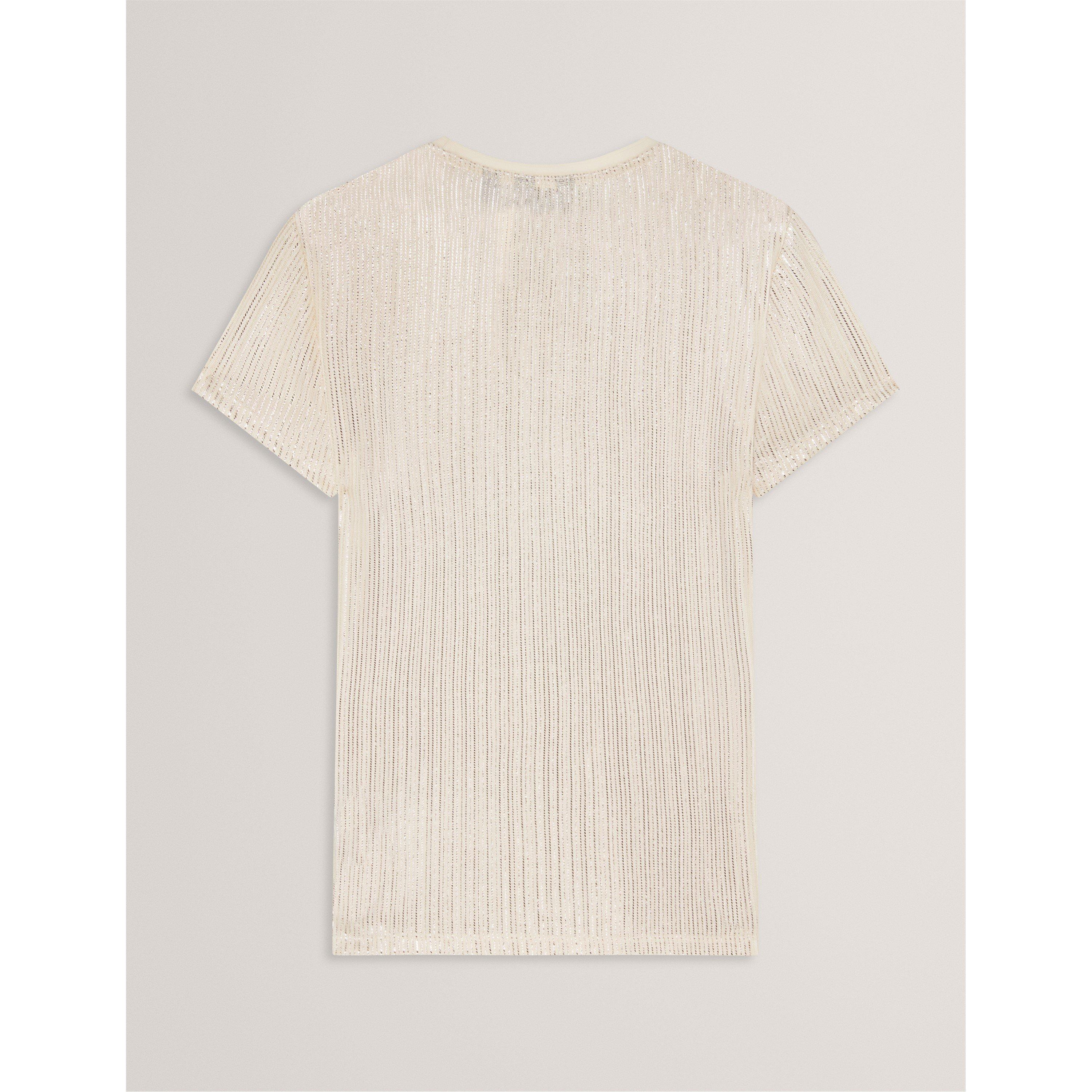 Metallic Slim Fit T-Shirt