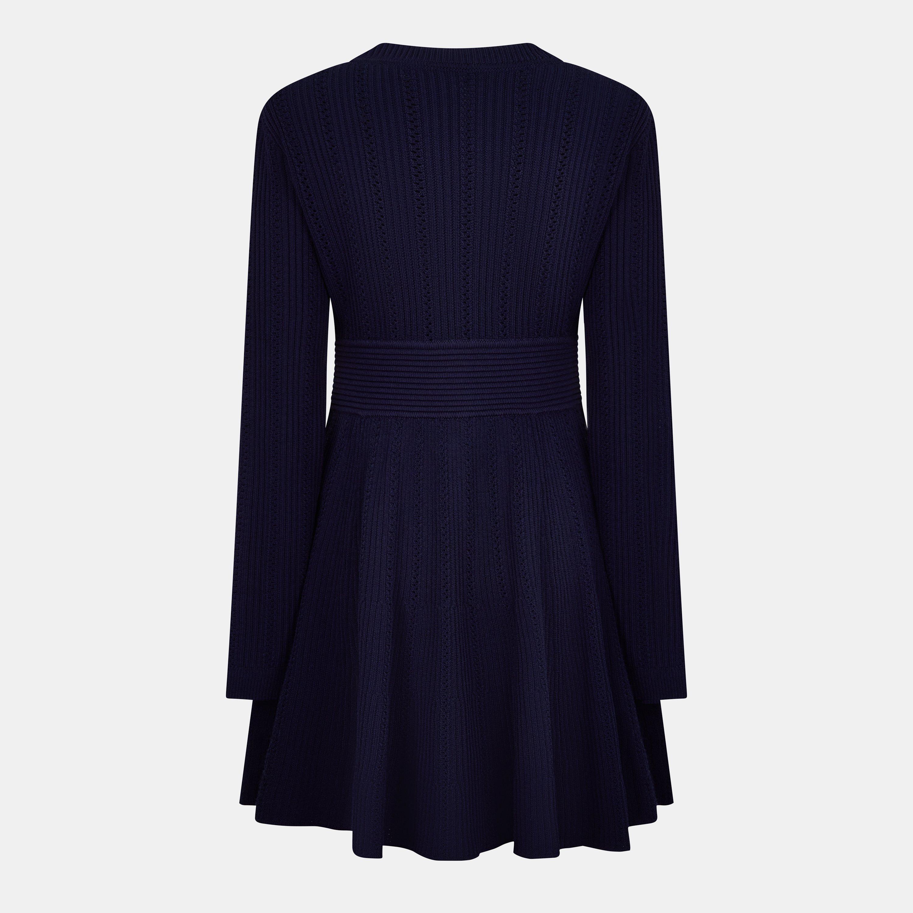 Pointelle Mini Dress