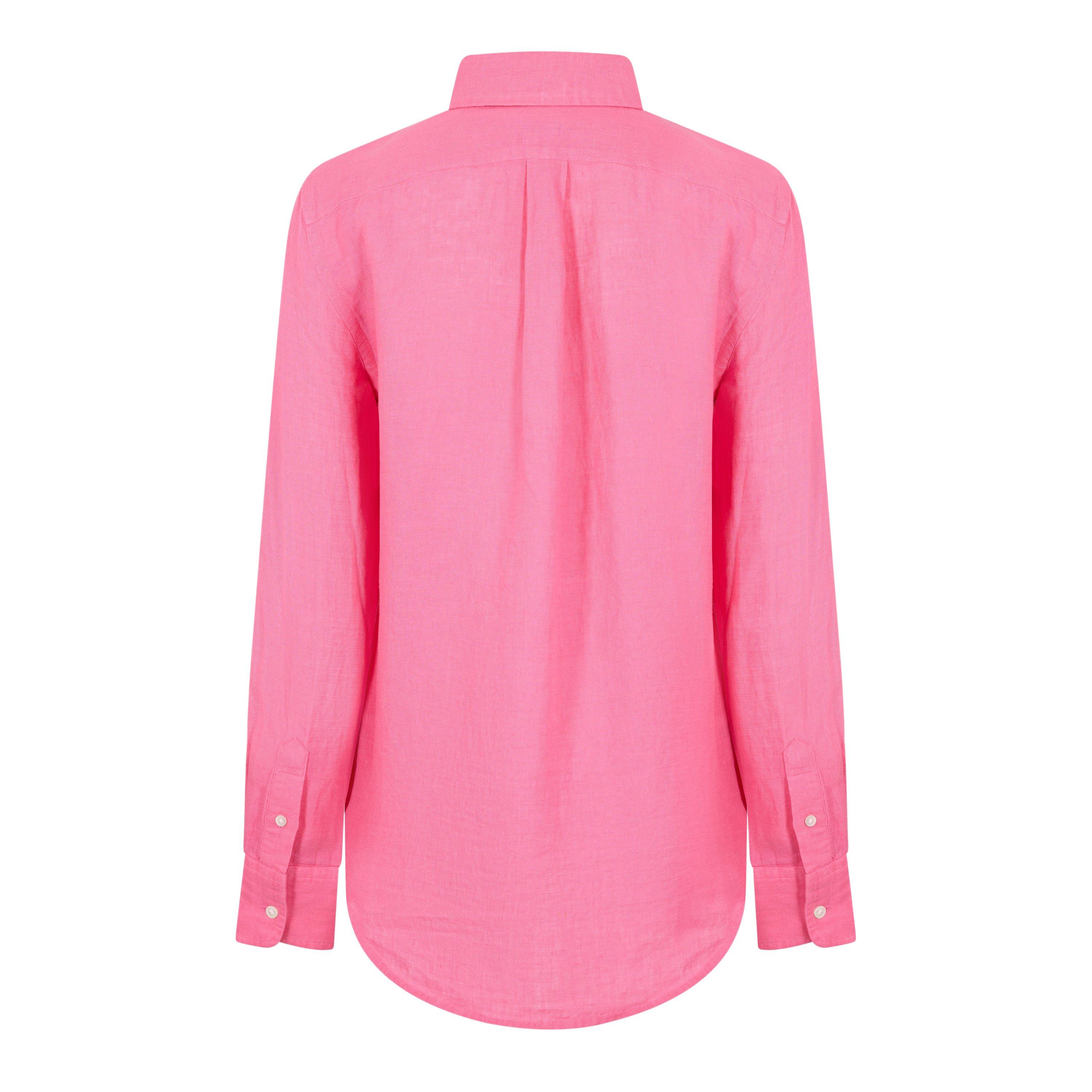 Linen Long Sleeve Oxford Shirt