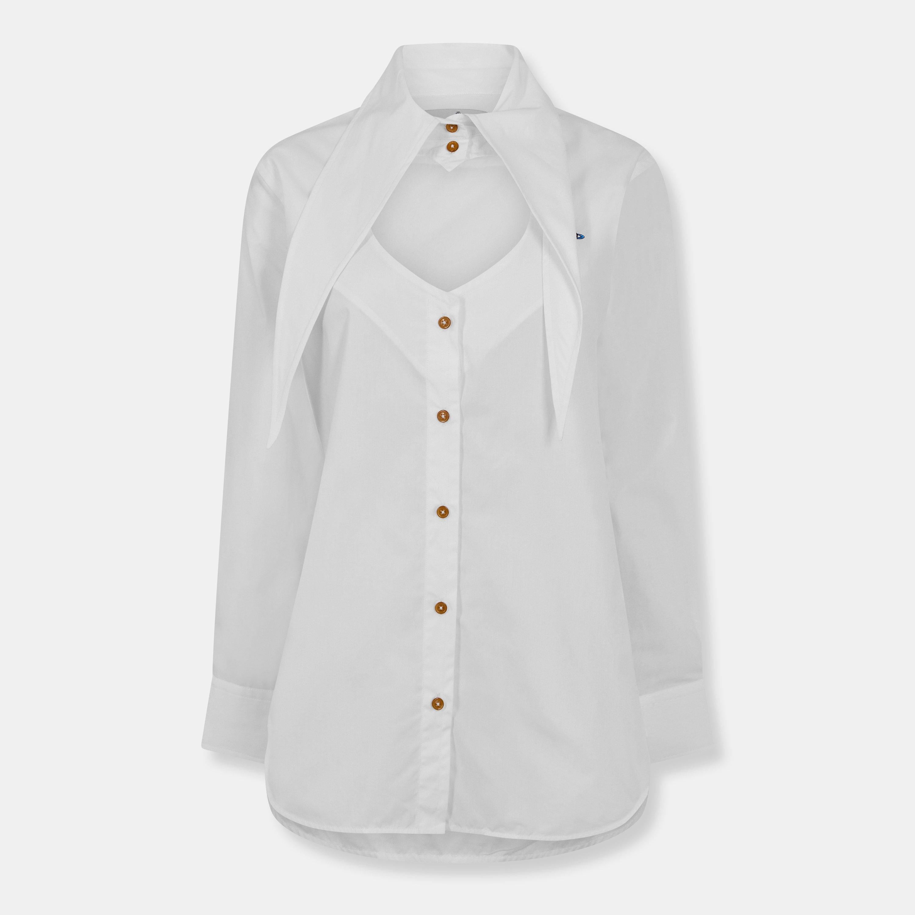 Viv Heart Long Sleeve Oxford Shirt