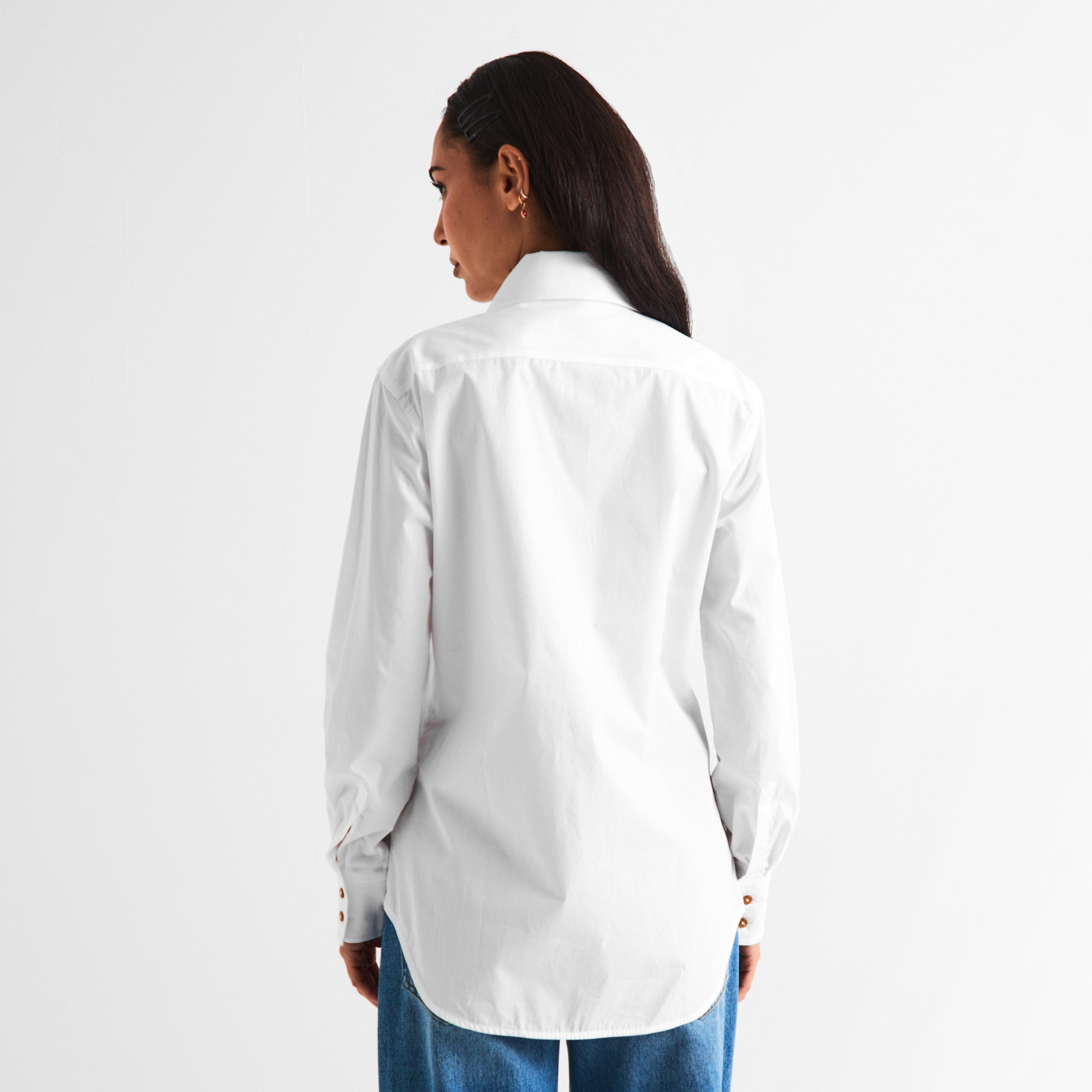 Viv Heart Long Sleeve Oxford Shirt