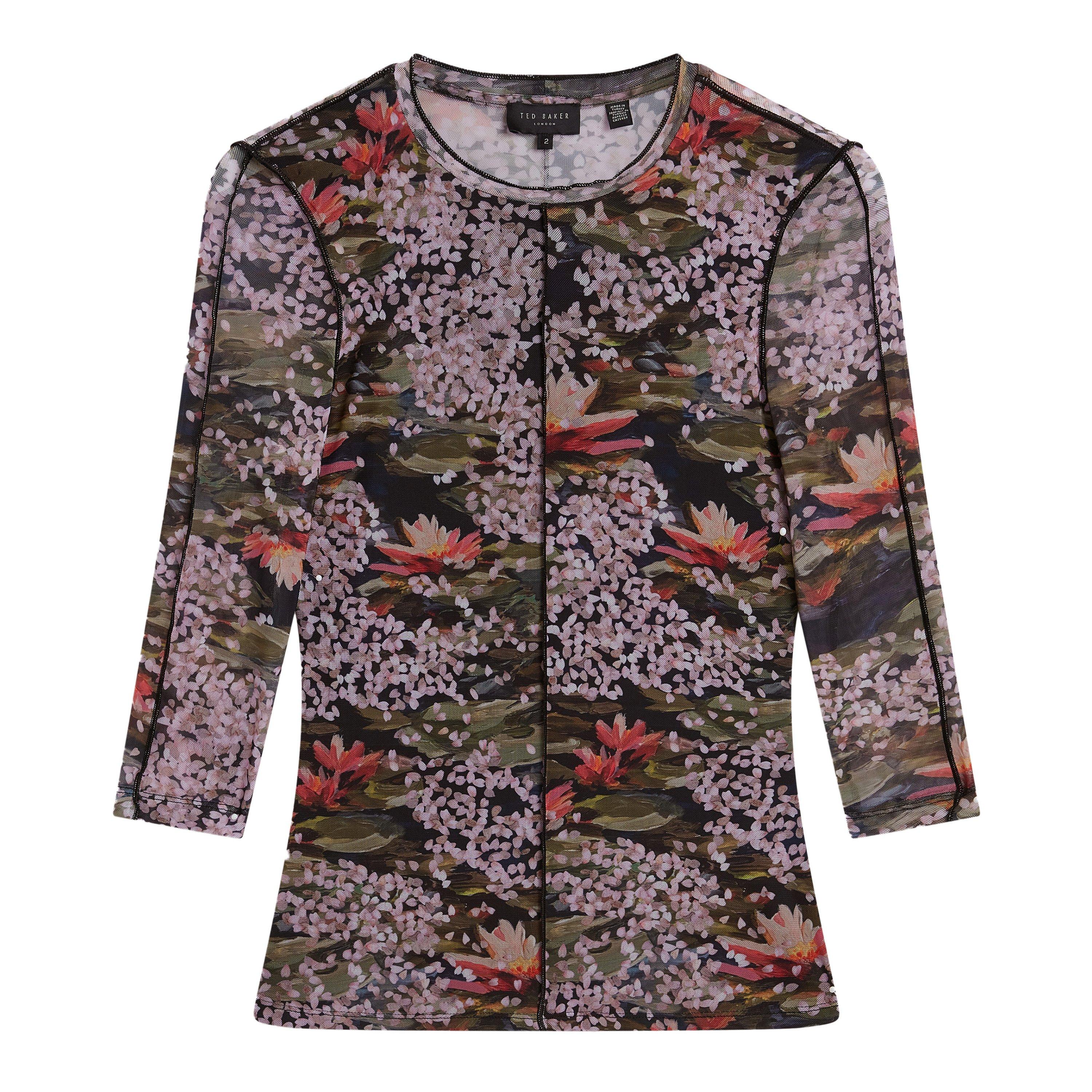Ted Baker Mesh Print Top