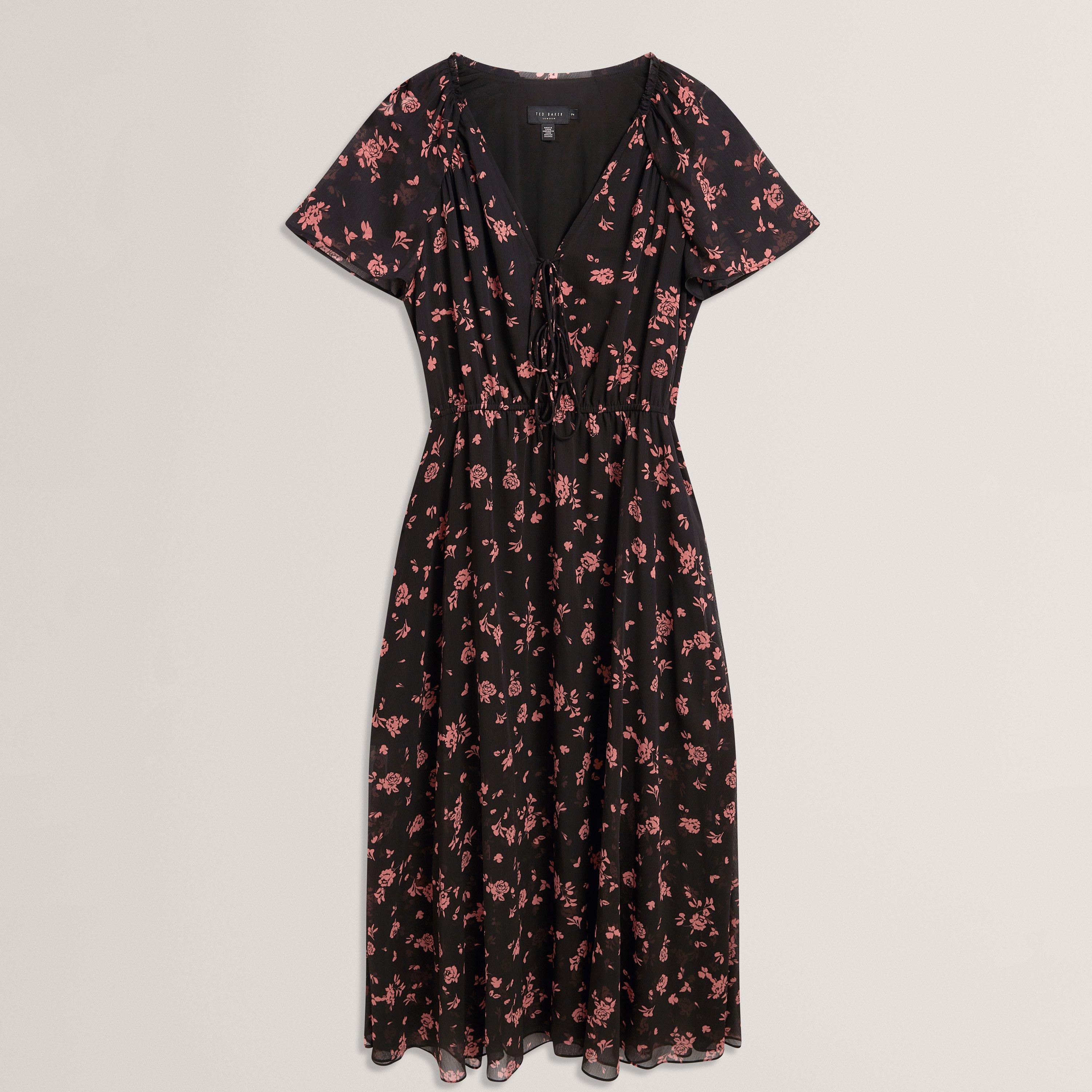 Ted Baker Print Midi Dress