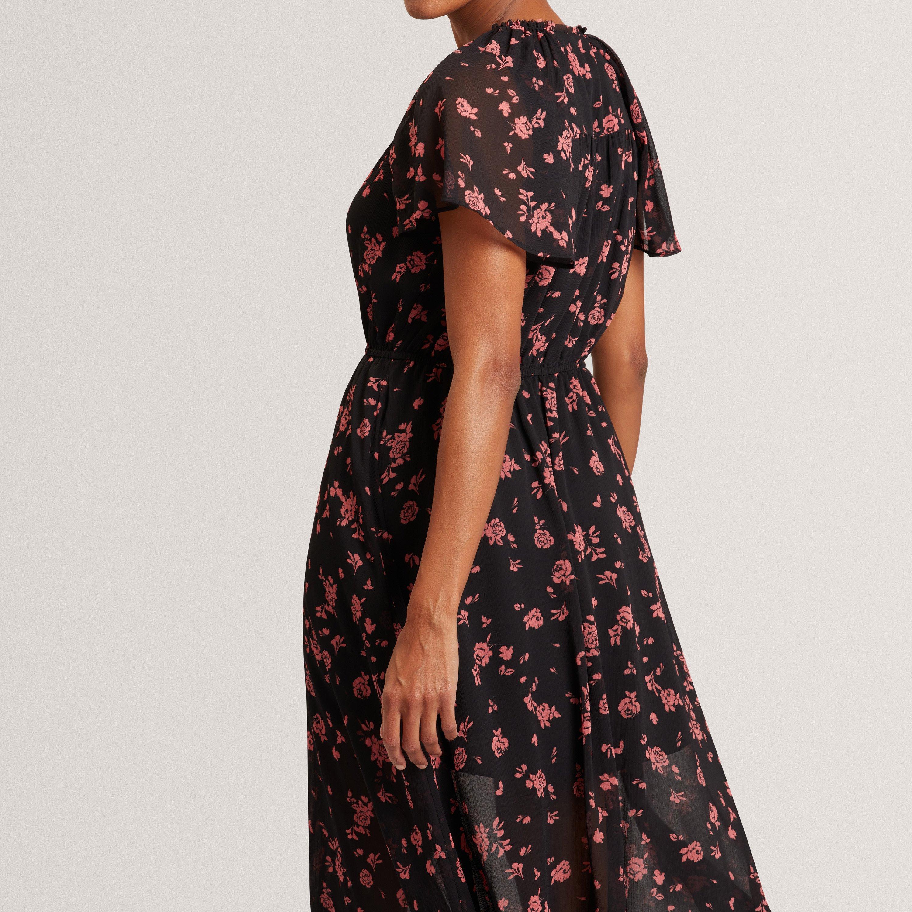 Ted Baker Print Midi Dress