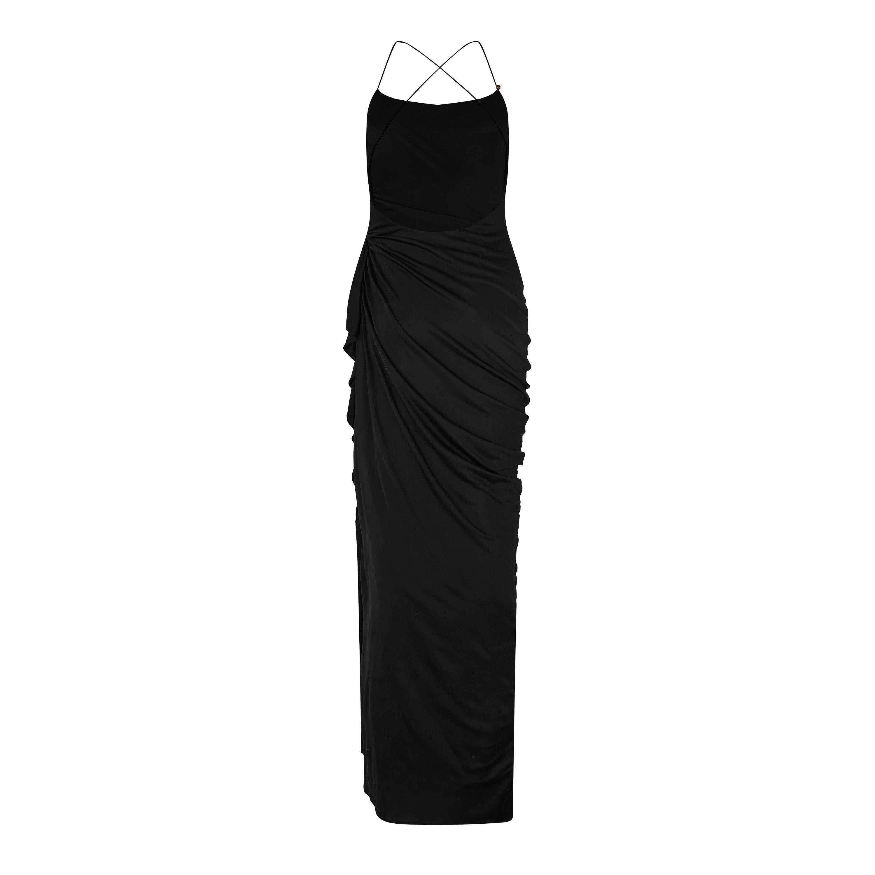 Liquid Jersey Gown Maxi Dress