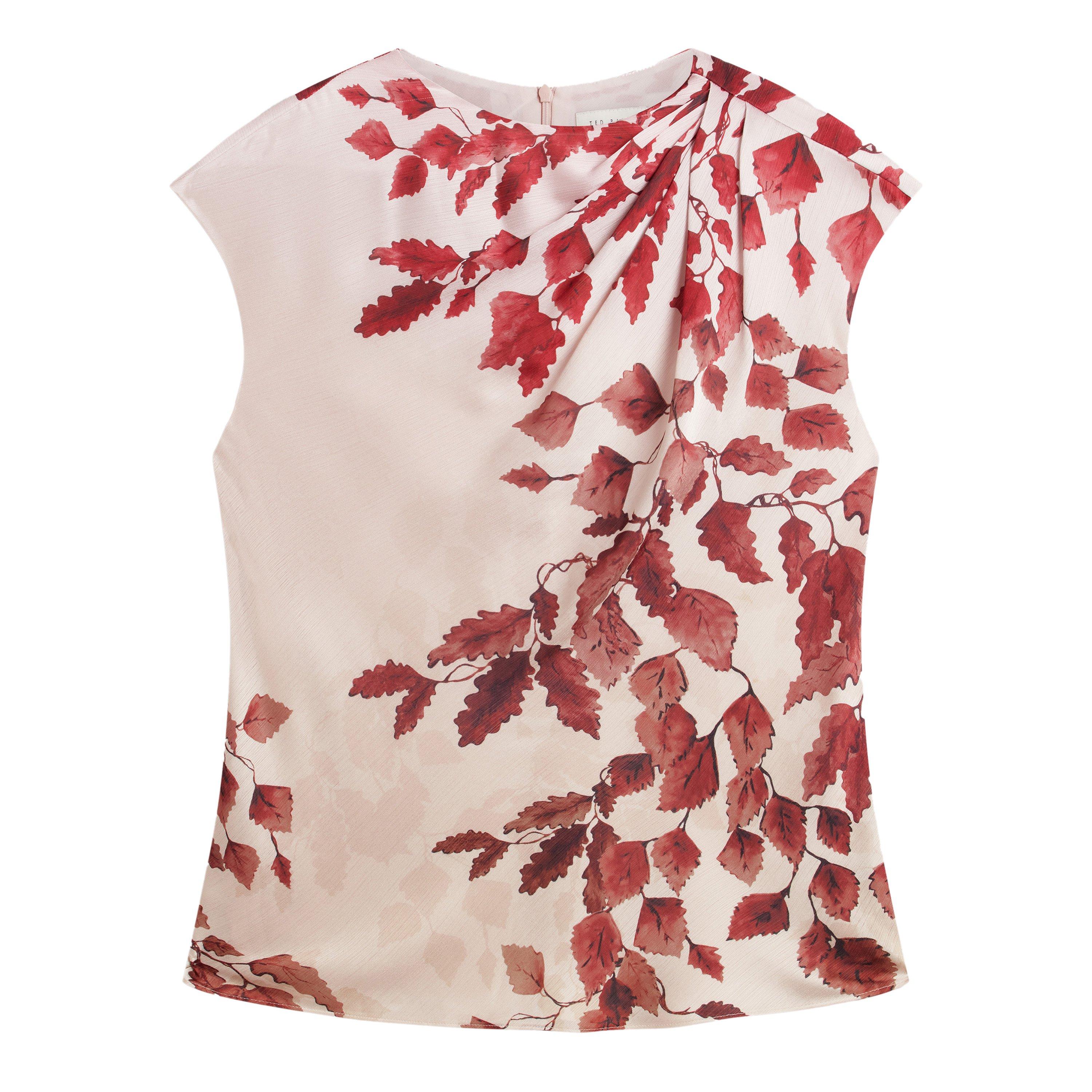 Printed Drape Top