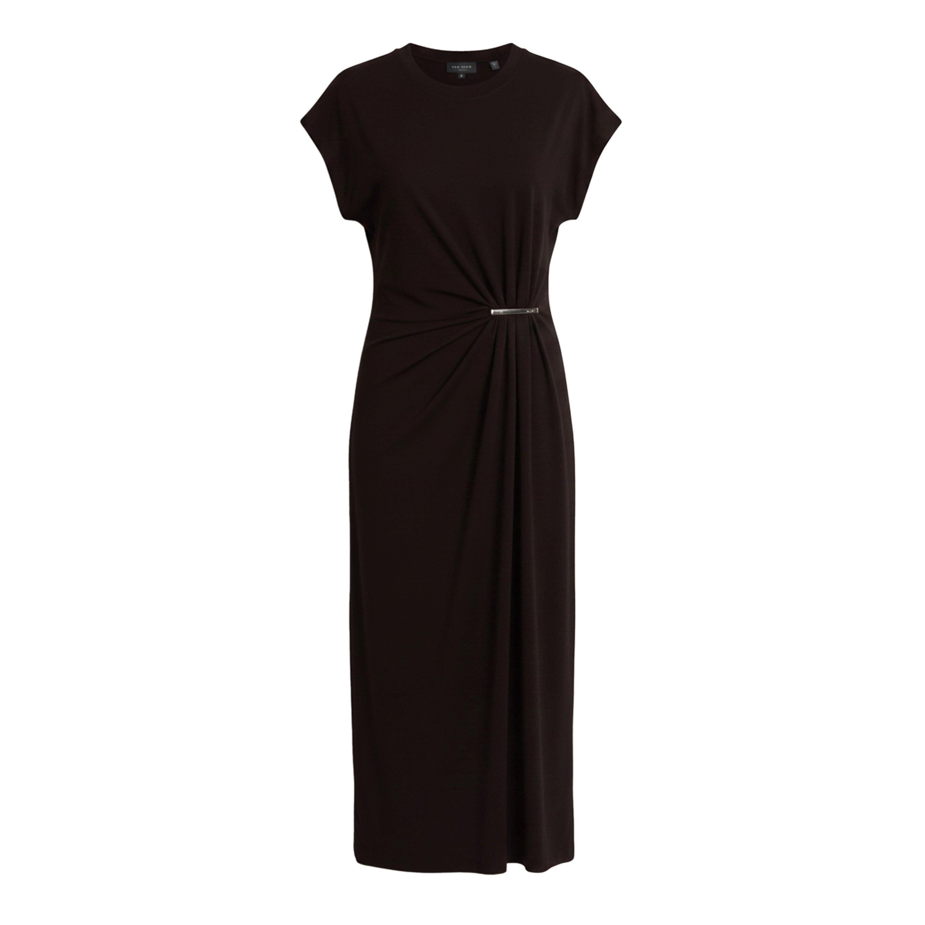Metal Trim T-Shirt Dress