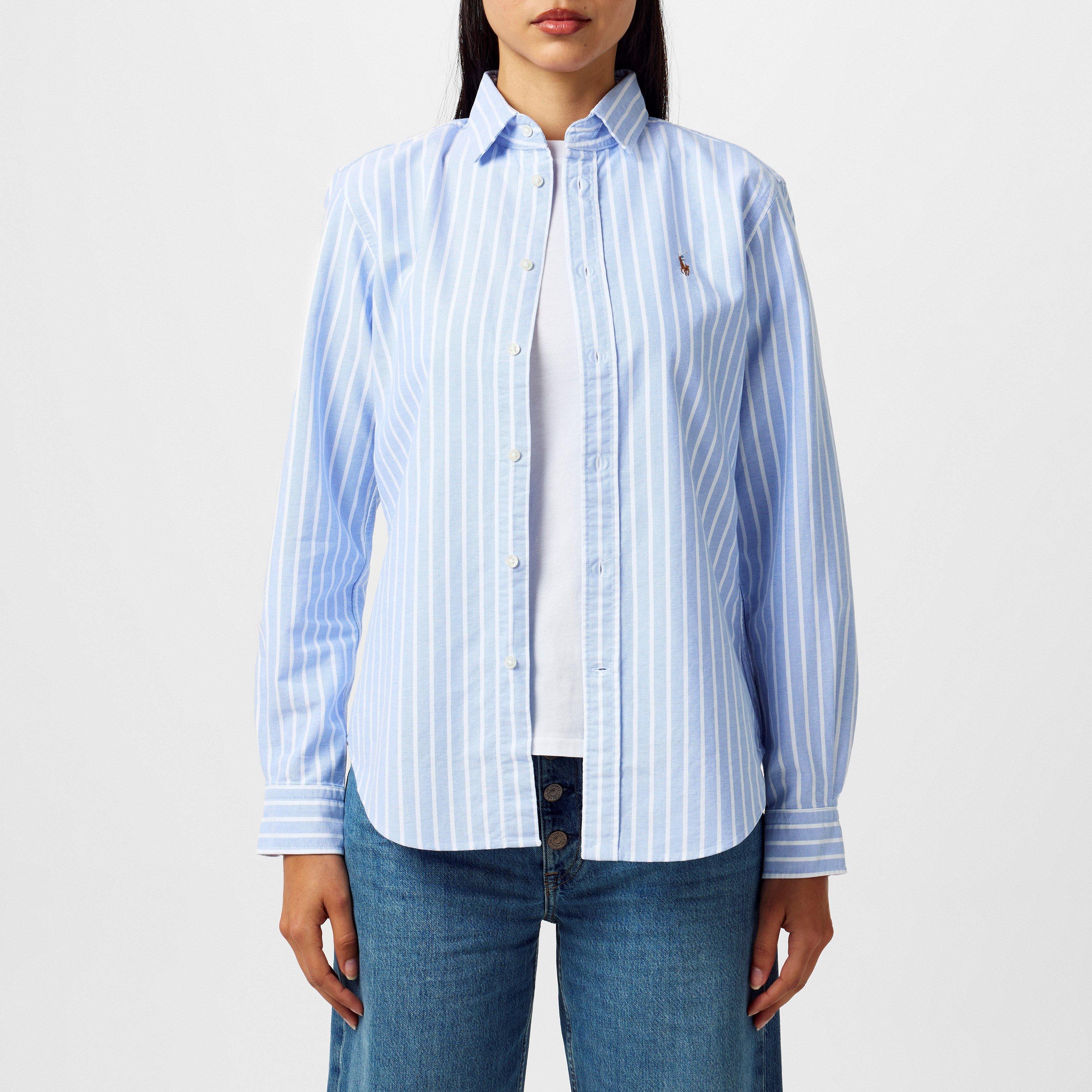 Women's Charlotte Stripe Long Sleeve Oxford Shirt