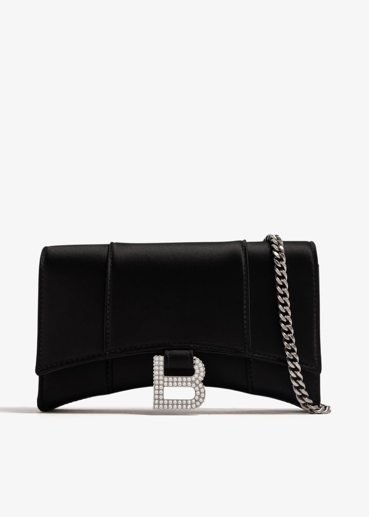 Balenciaga Hourglass chain wallet