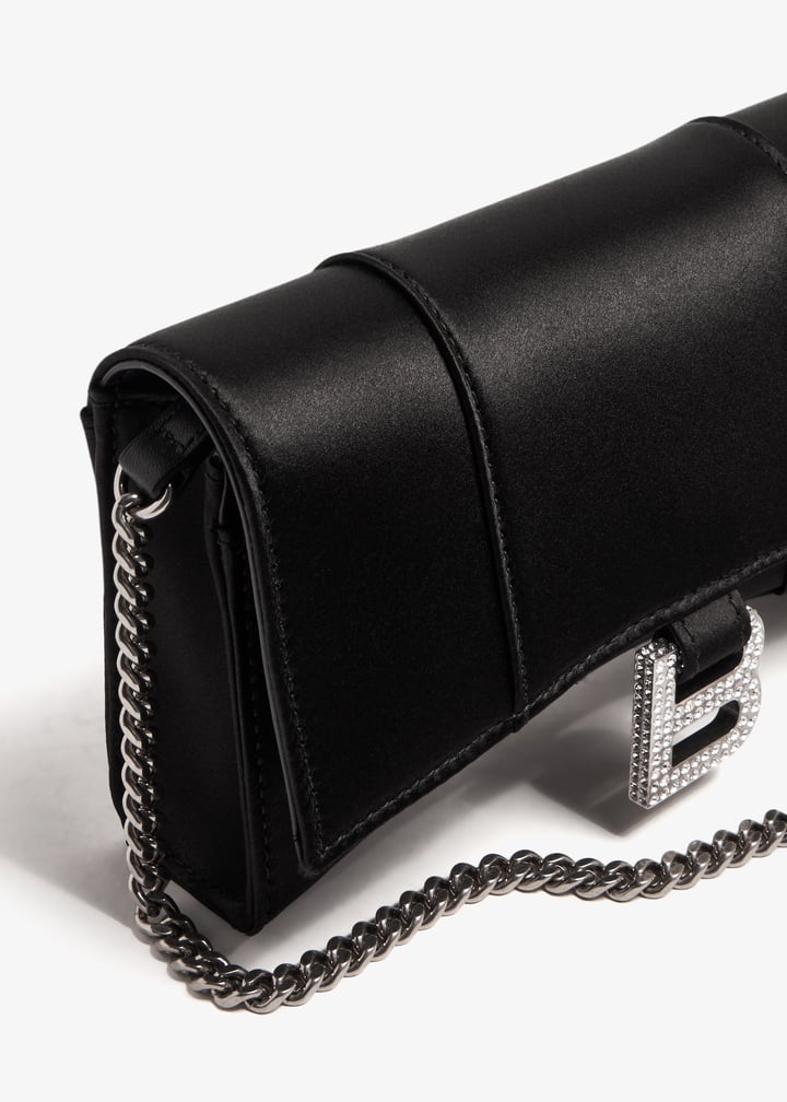 Balenciaga Hourglass chain wallet