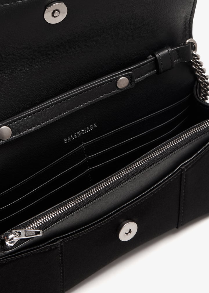 Balenciaga Hourglass chain wallet