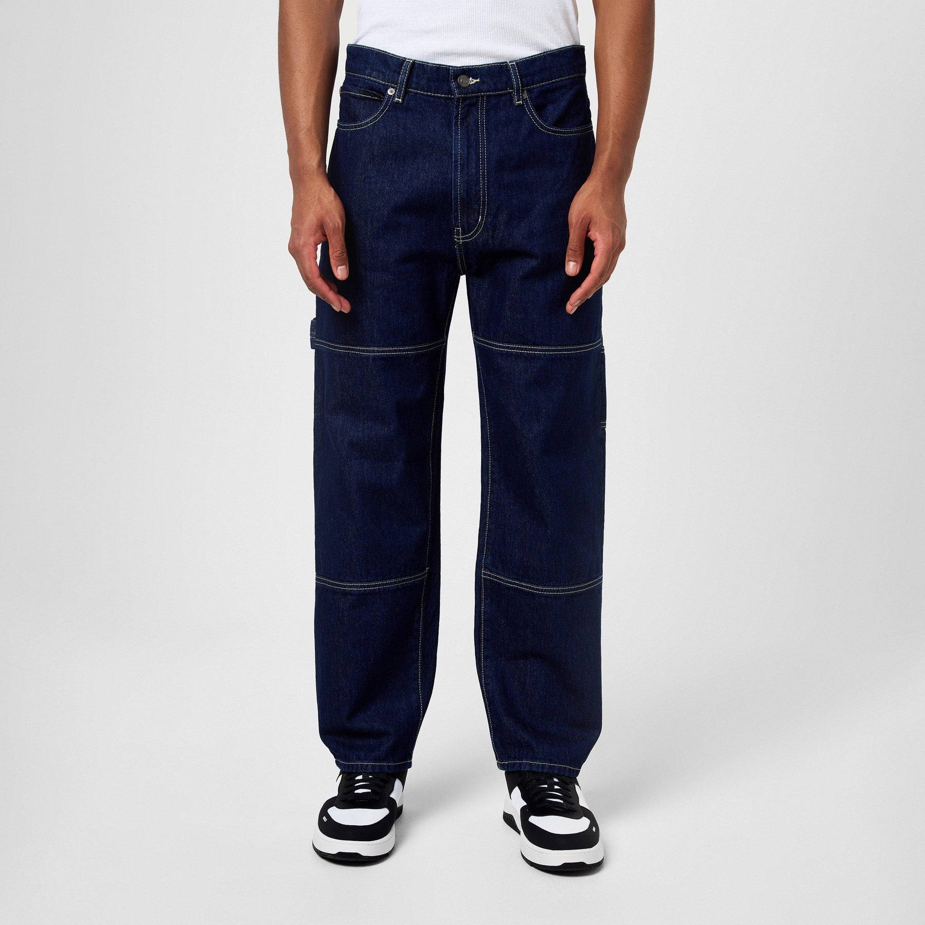 Contrast Stitch Jeans