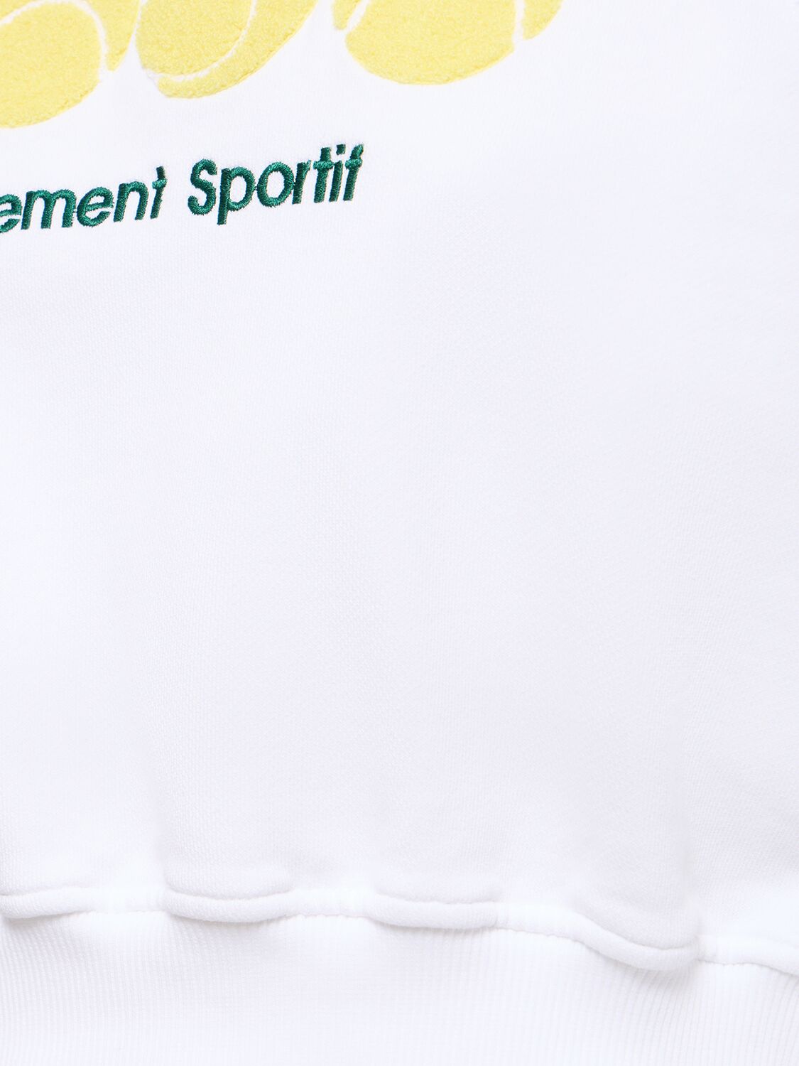 CASABLANCA Casablanca Casa Sport cropped jersey sweatshirt - Size: XS Sweatshirts | Shop From The Mirage