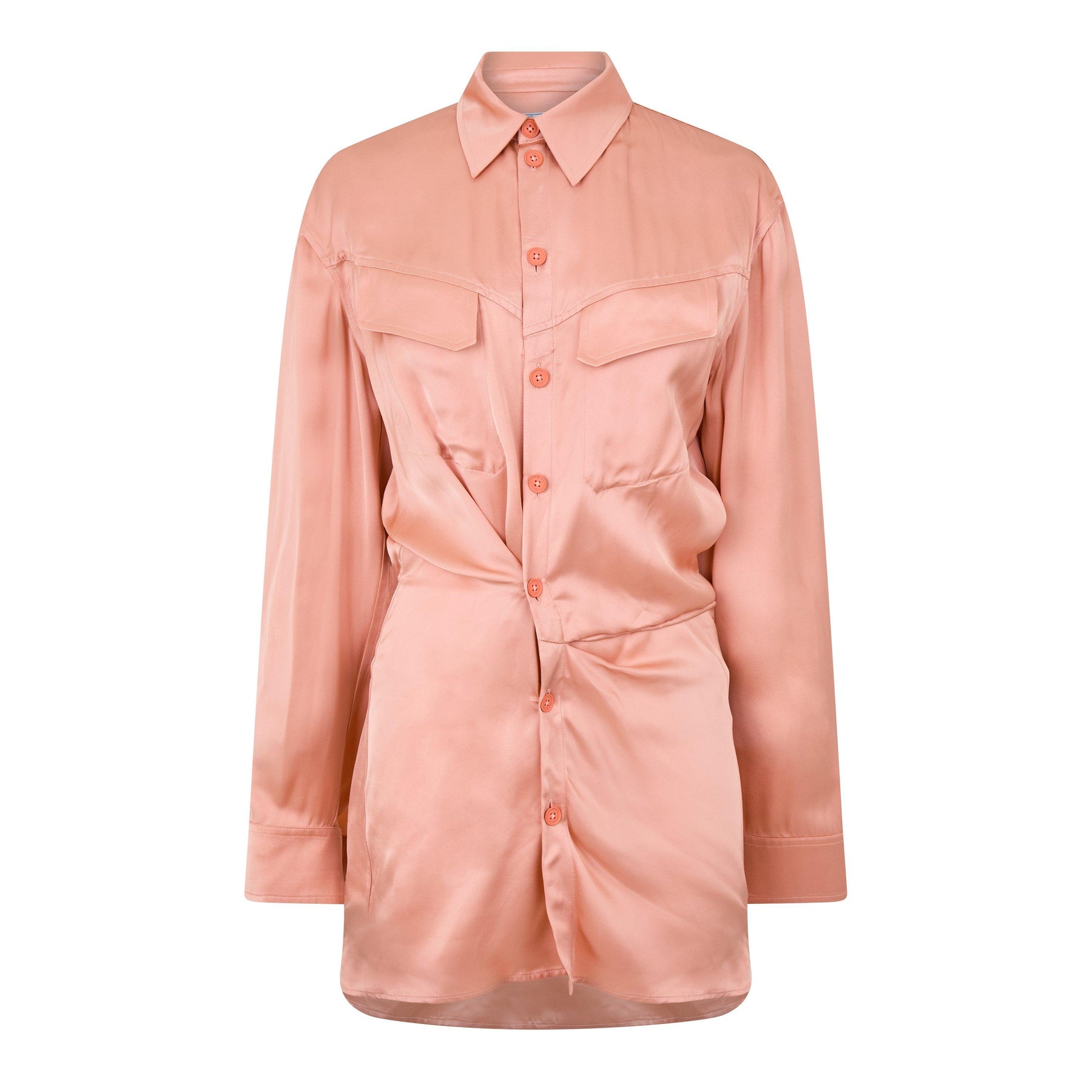 Twist Shirt Dress
