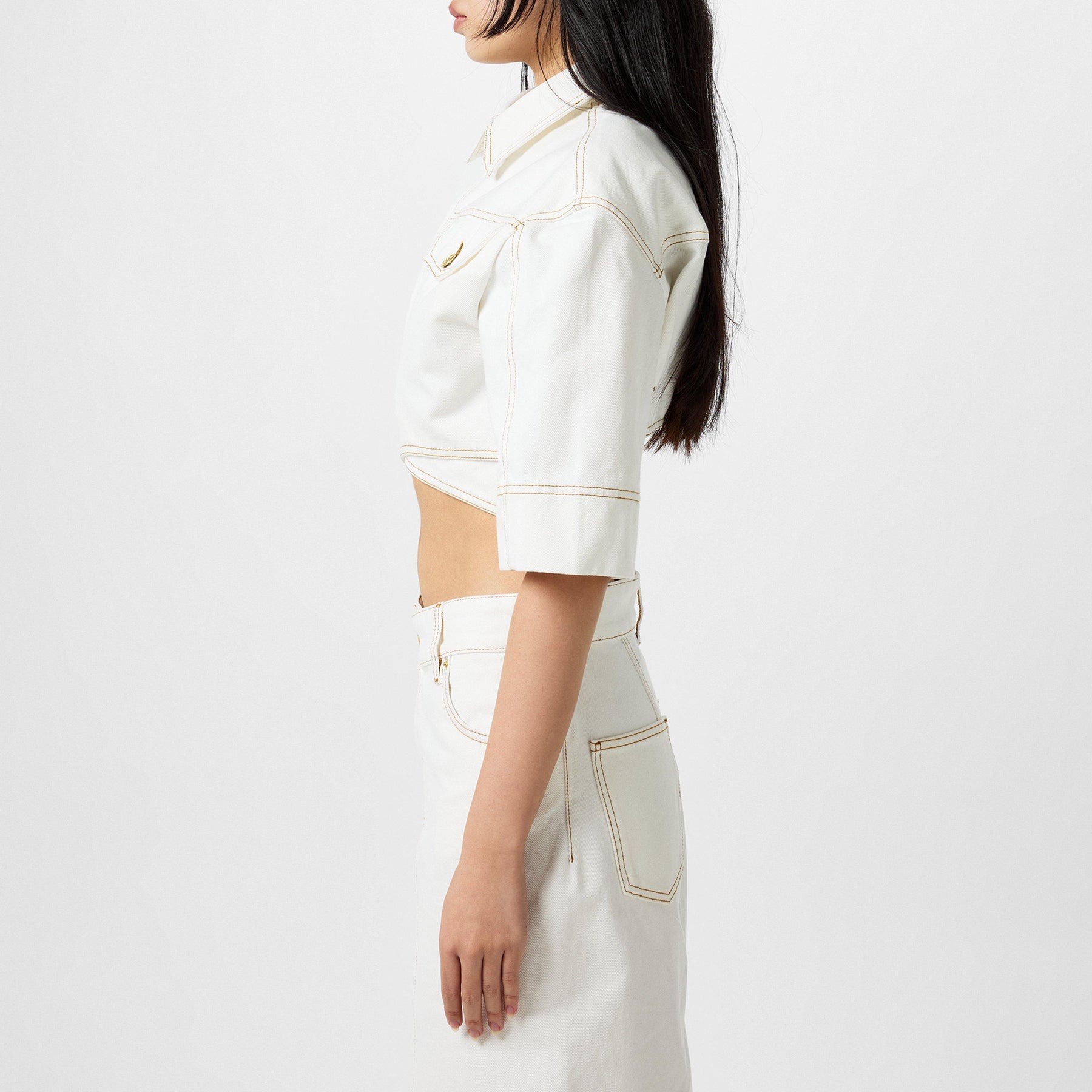 De-Nîmes Denim Top