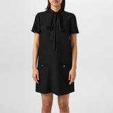 Women's Plain Viscose Mini Dress
