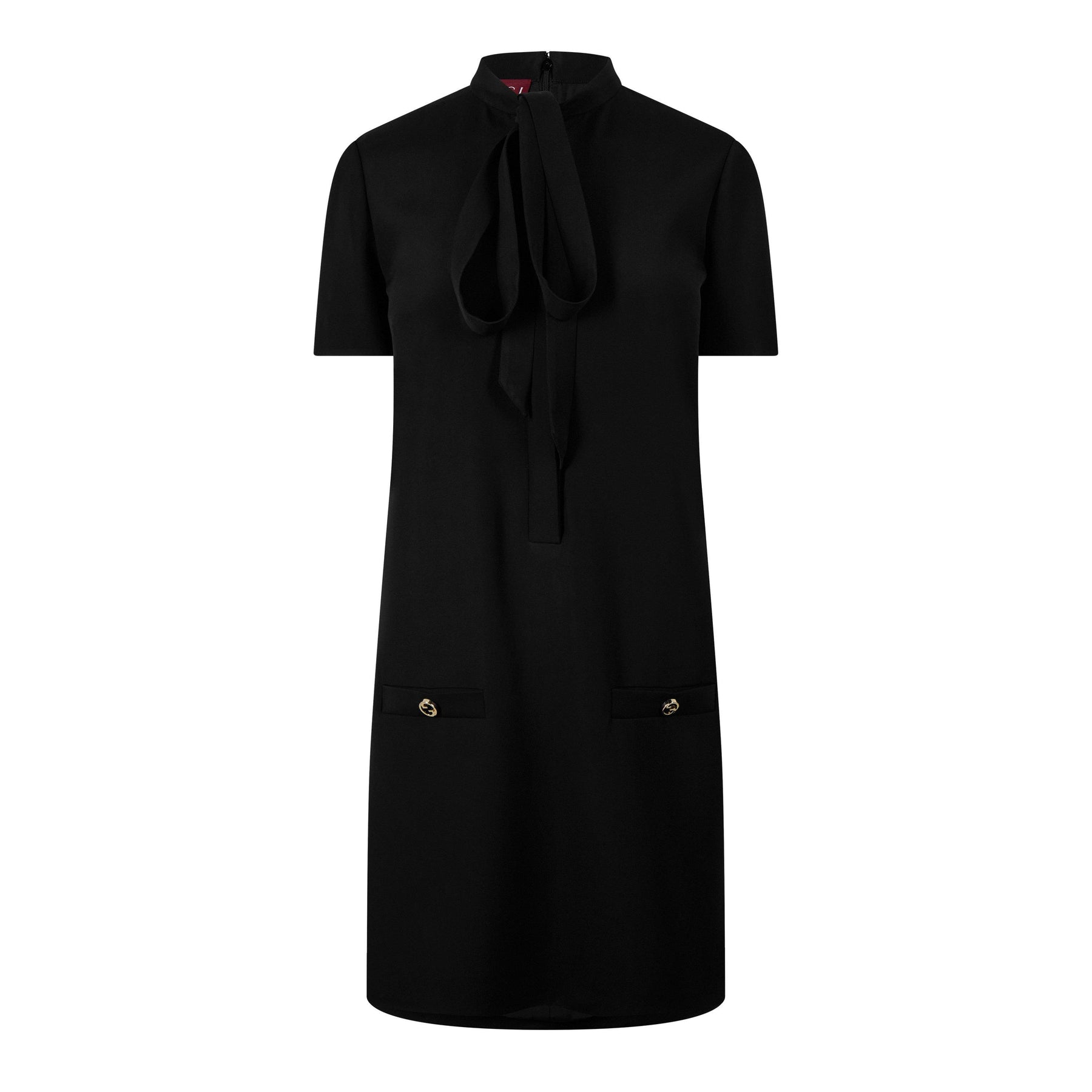 Women's Plain Viscose Mini Dress