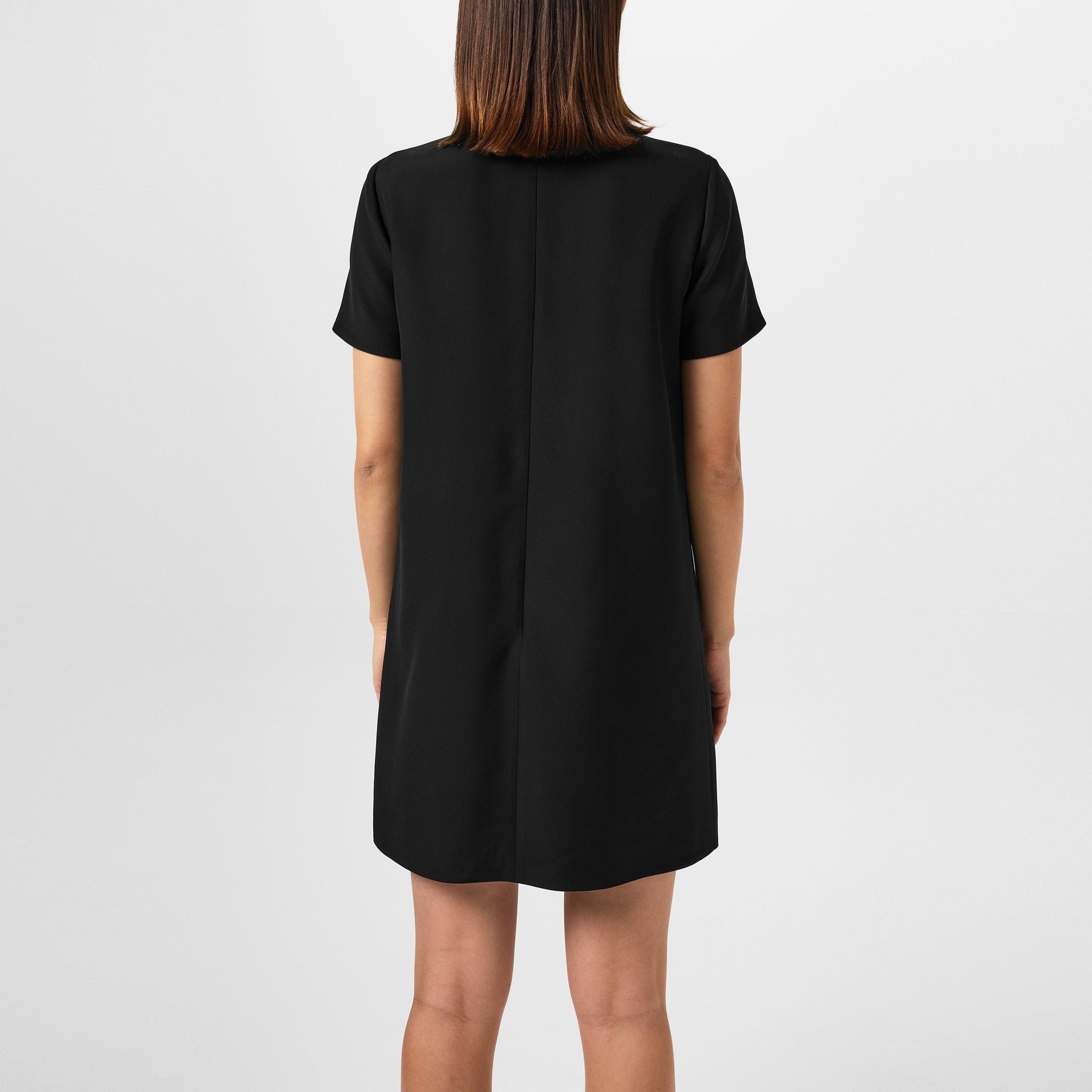 Women's Plain Viscose Mini Dress
