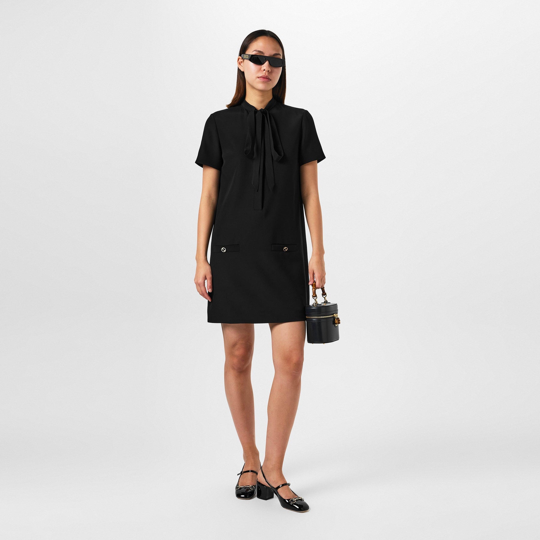Women's Plain Viscose Mini Dress