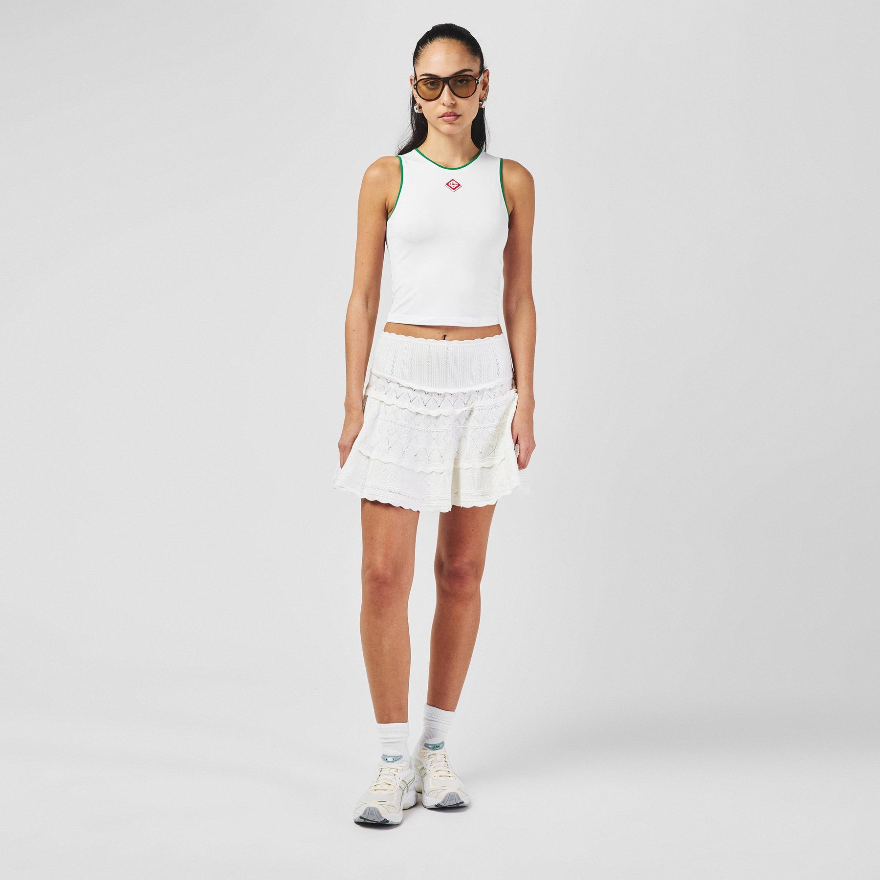 Women's Plain Cotton Logo Baby Vest