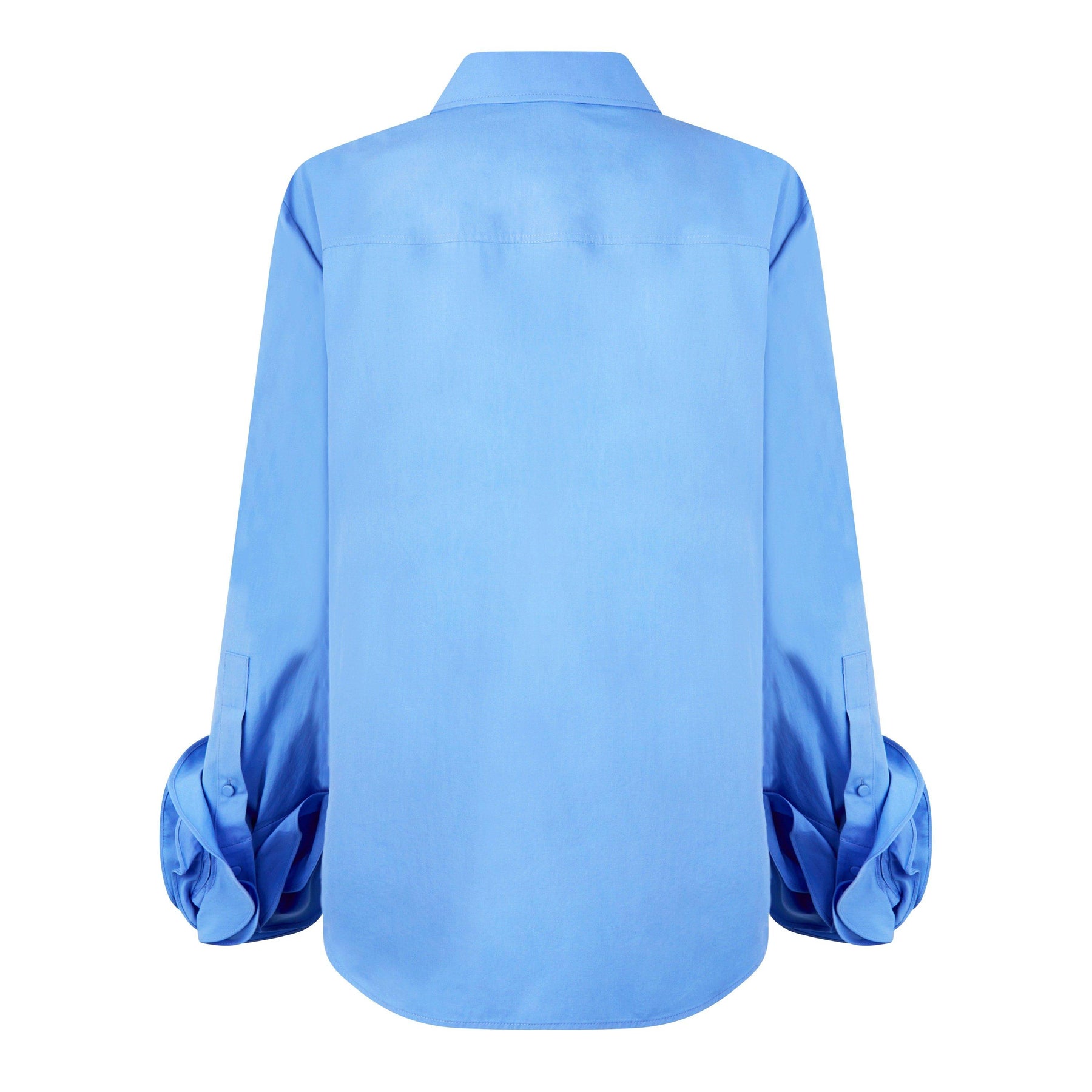 Rose Applique Poplin Shirt
