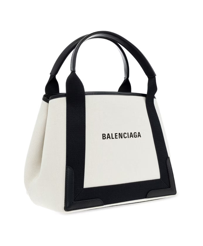 Navy Small Cabas Bag