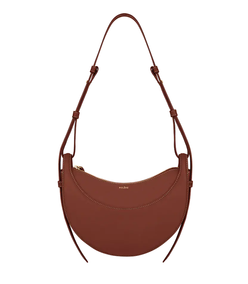 Polene Numéro Dix Edition Smooth Cognac - Size: One Size Bags | Shop From The Mirage