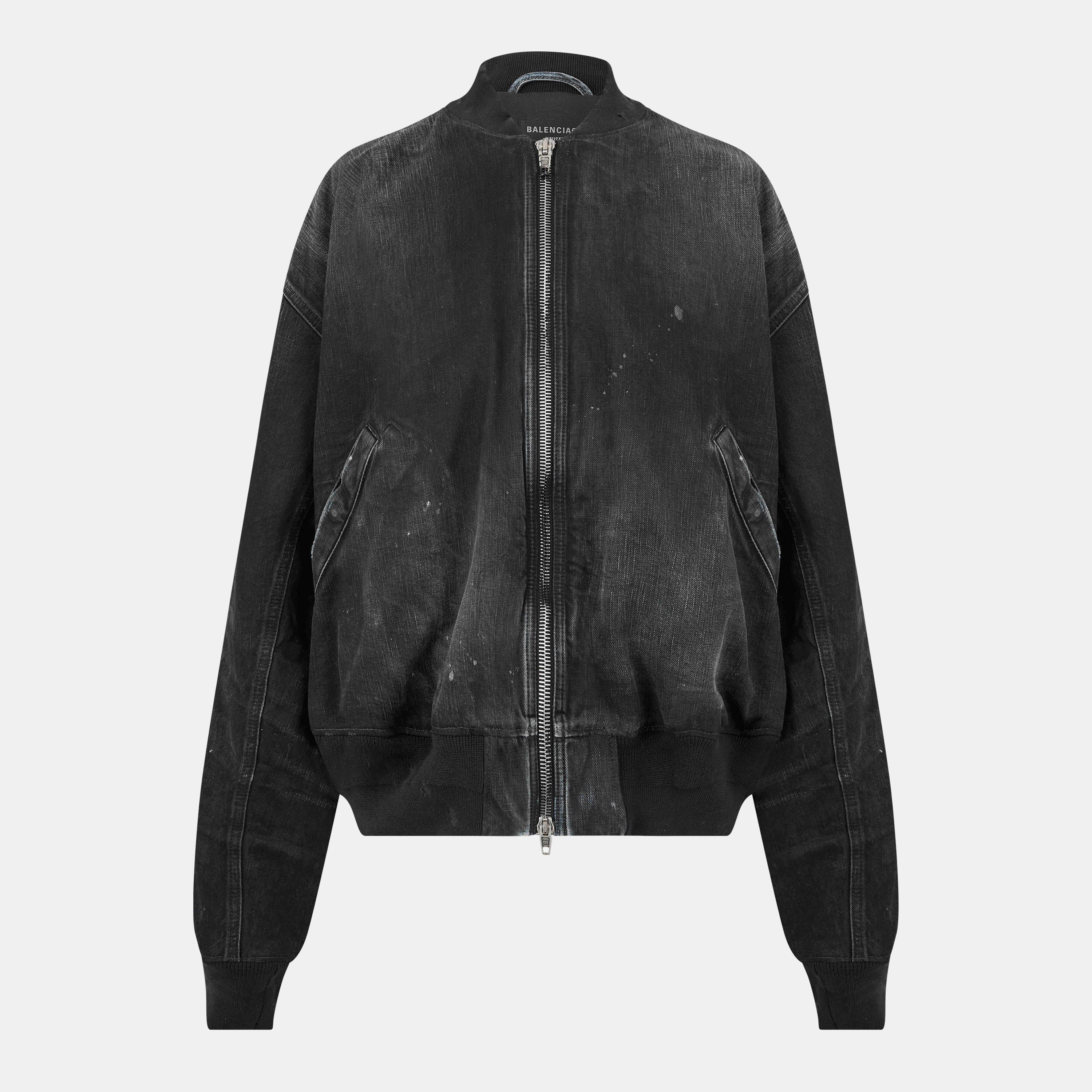 Denim Bomber Jacket