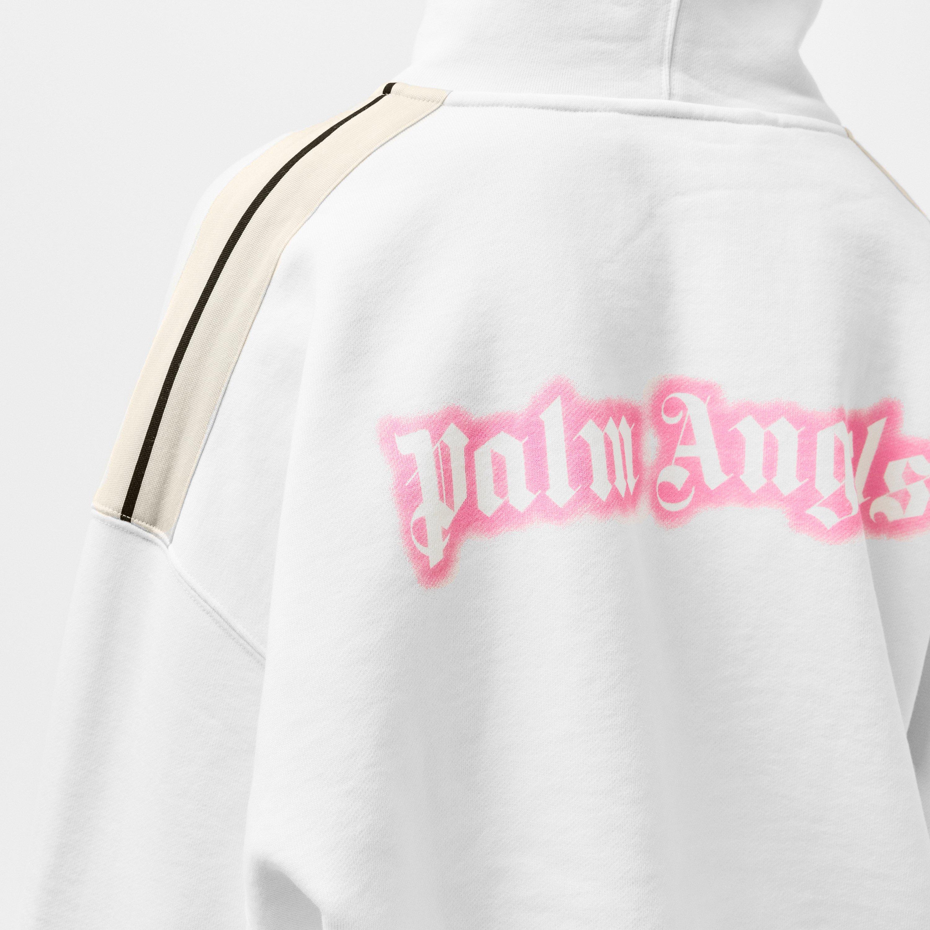 Neon Cropped Pull Over Hoodie
