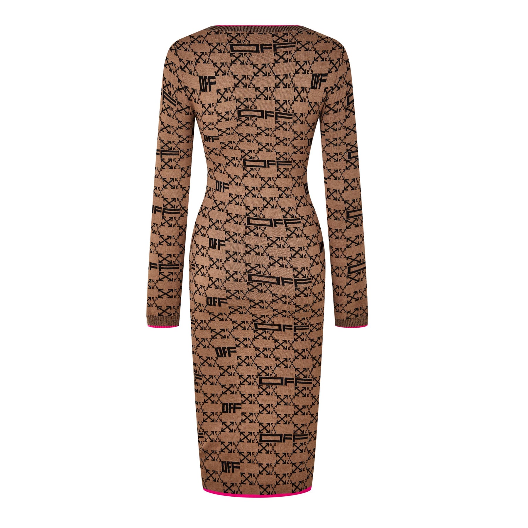 Monogram Logo Print Dress