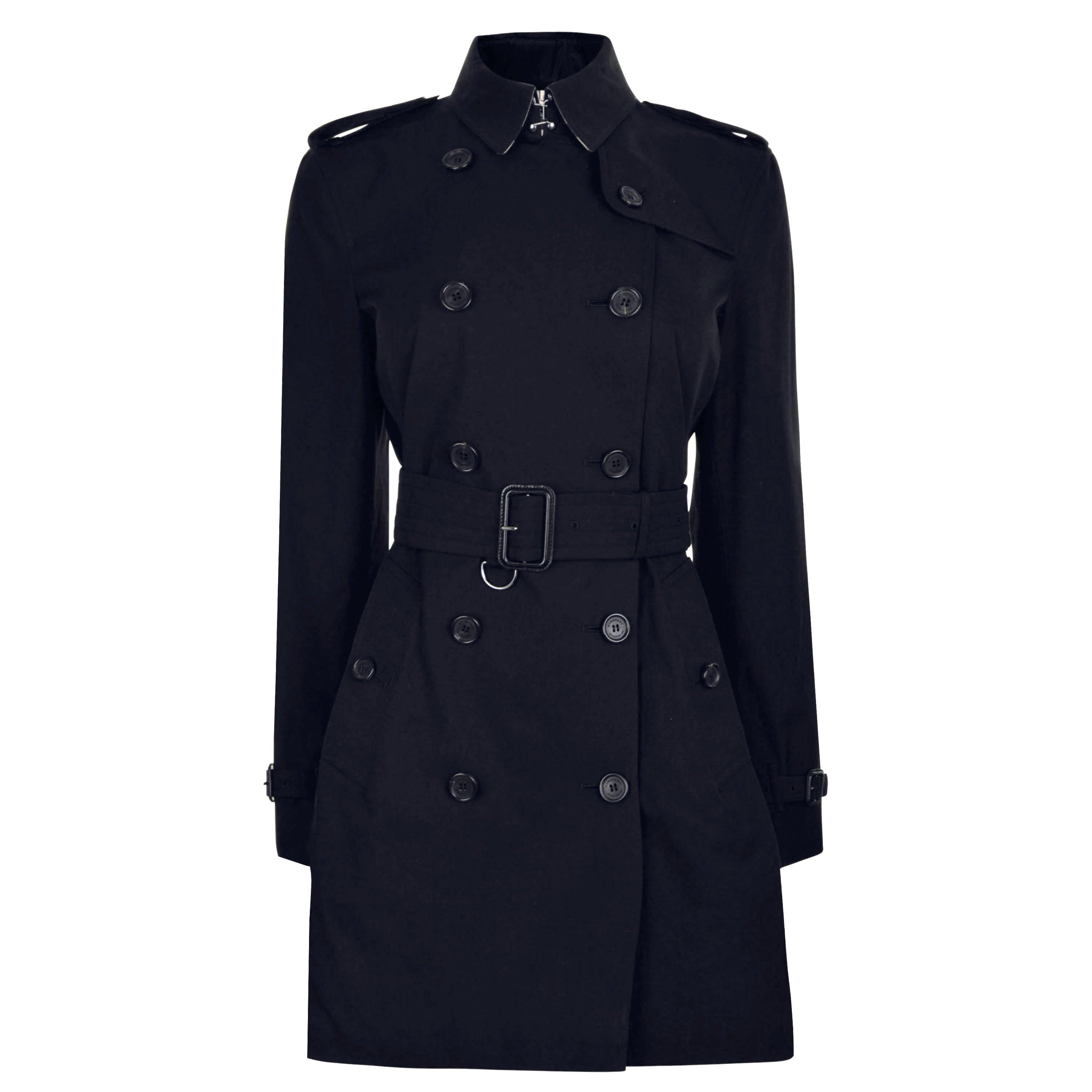 Kensington Water-Resistant Cotton Mid-Length Trench Coat