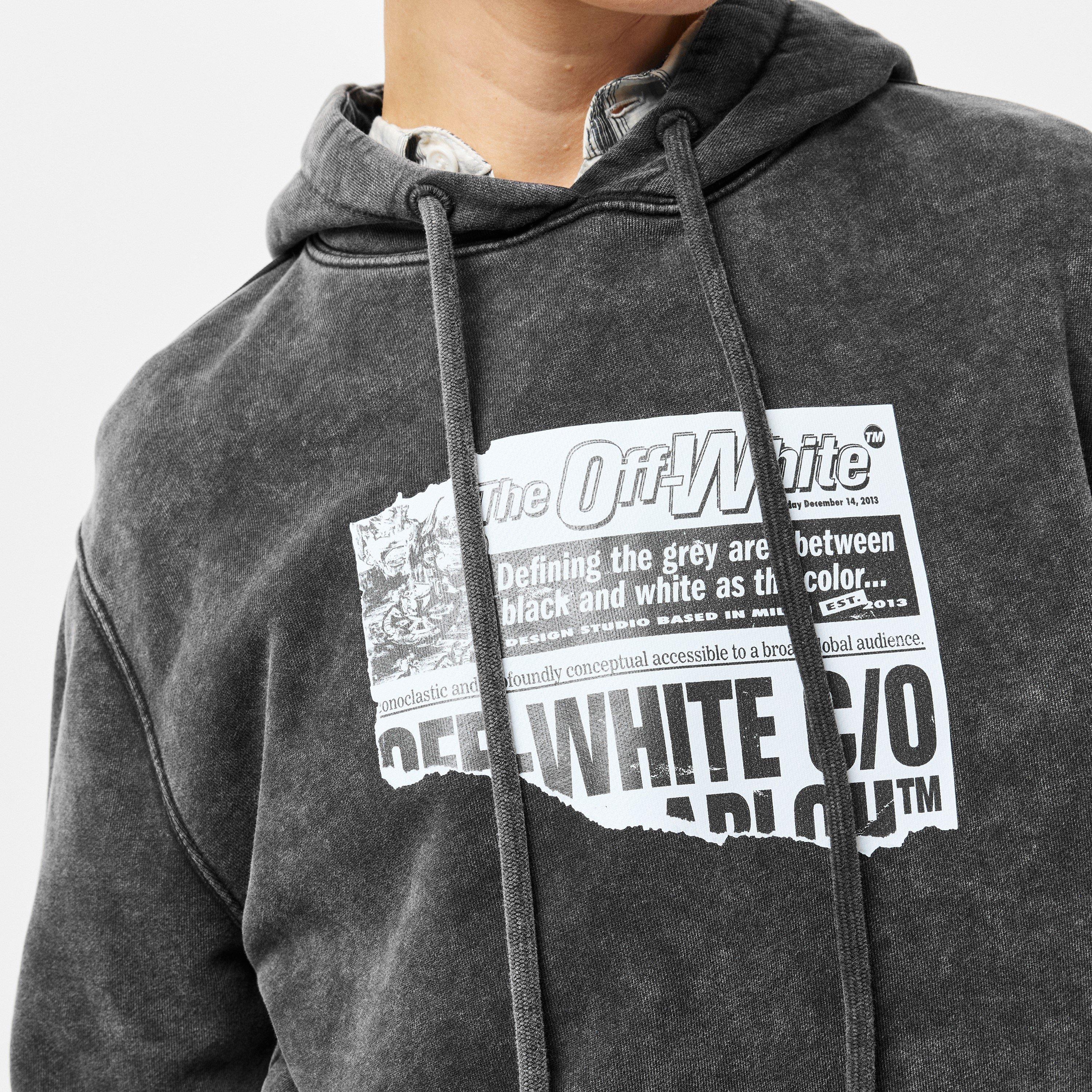 News Pull Over Oversized Hoodie