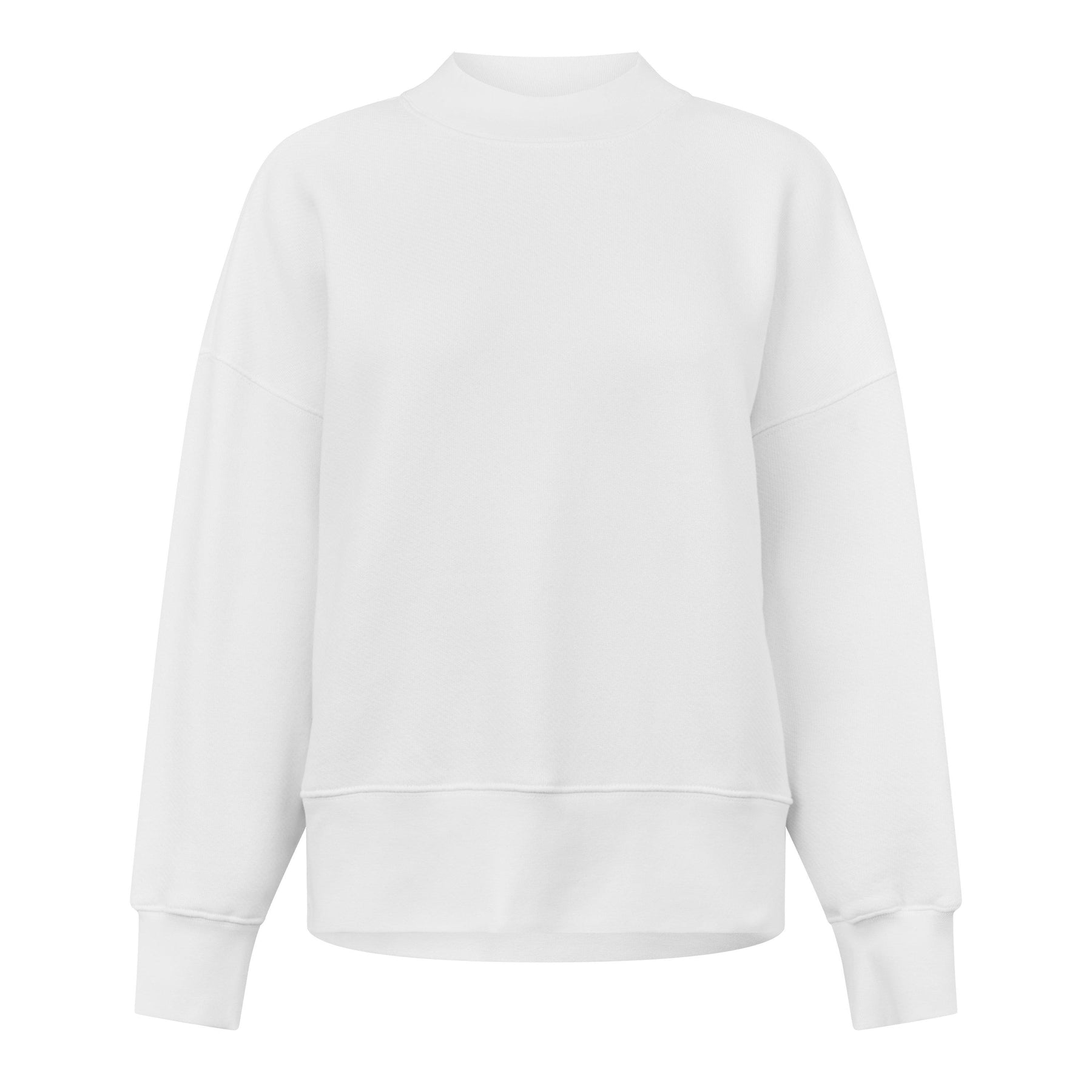 Classic Curved Logo Crew-Neck Sweater Ladies