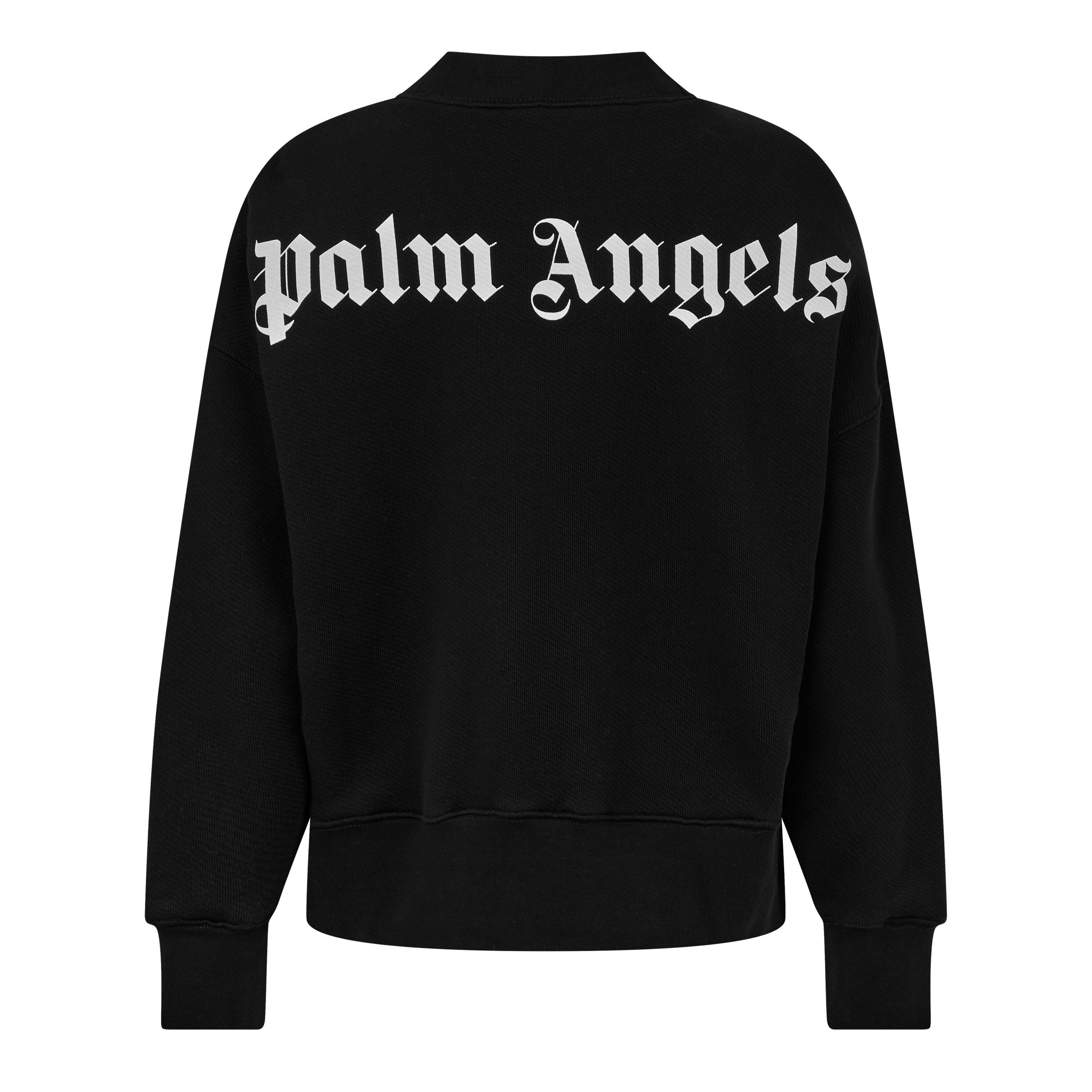 Classic Curved Logo Crew-Neck Sweater Ladies