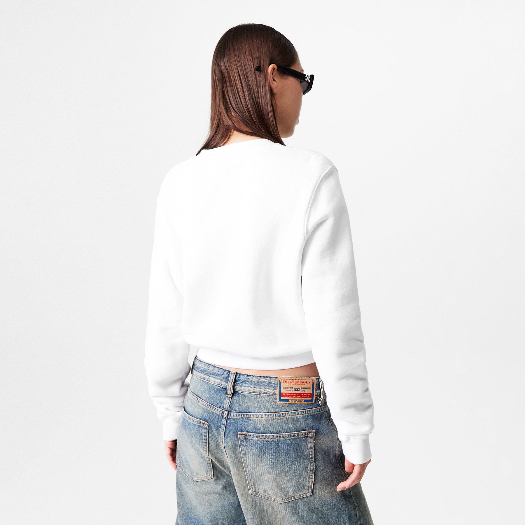 Off Bling Crop Crw Ld99