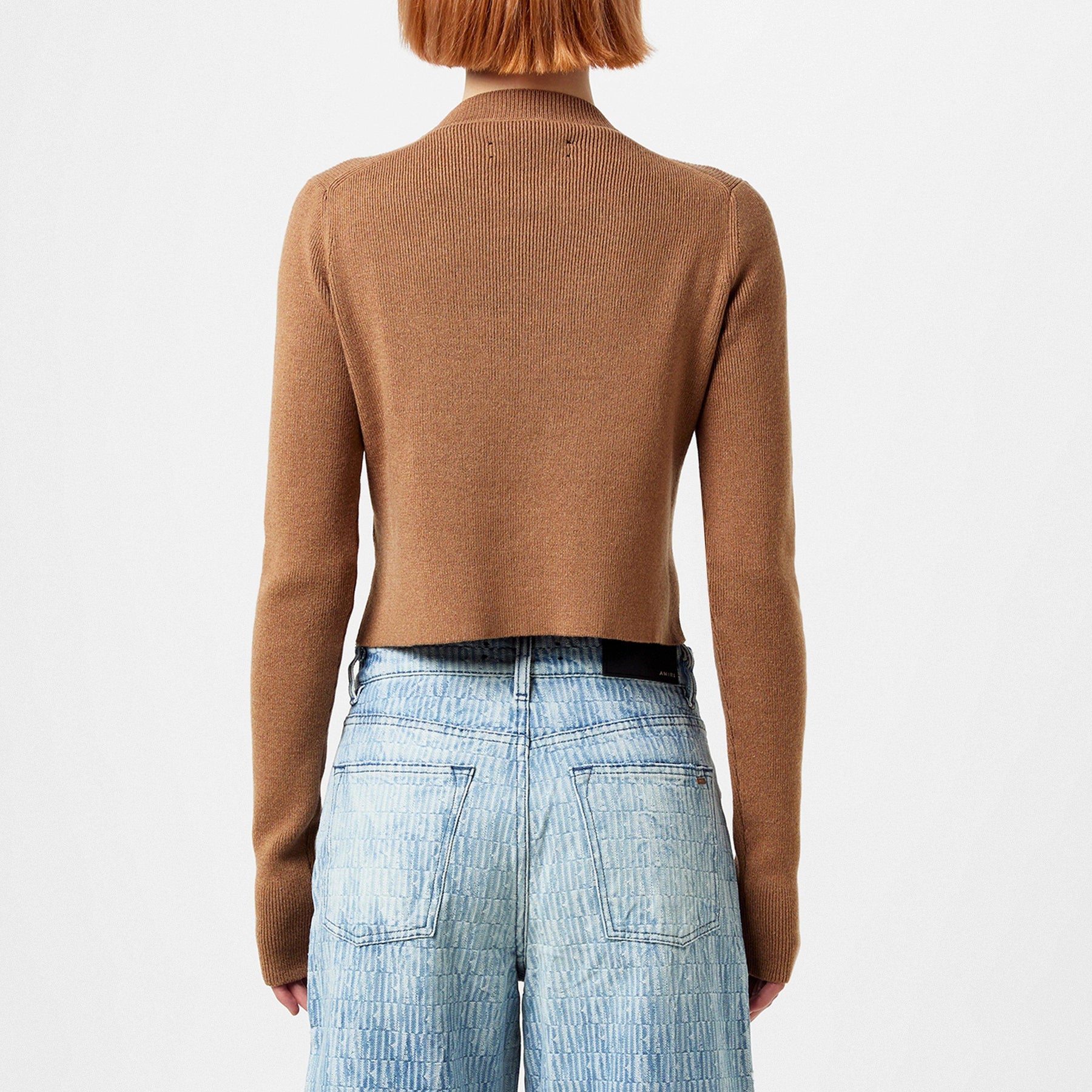 Embroidered Cropped Jumper