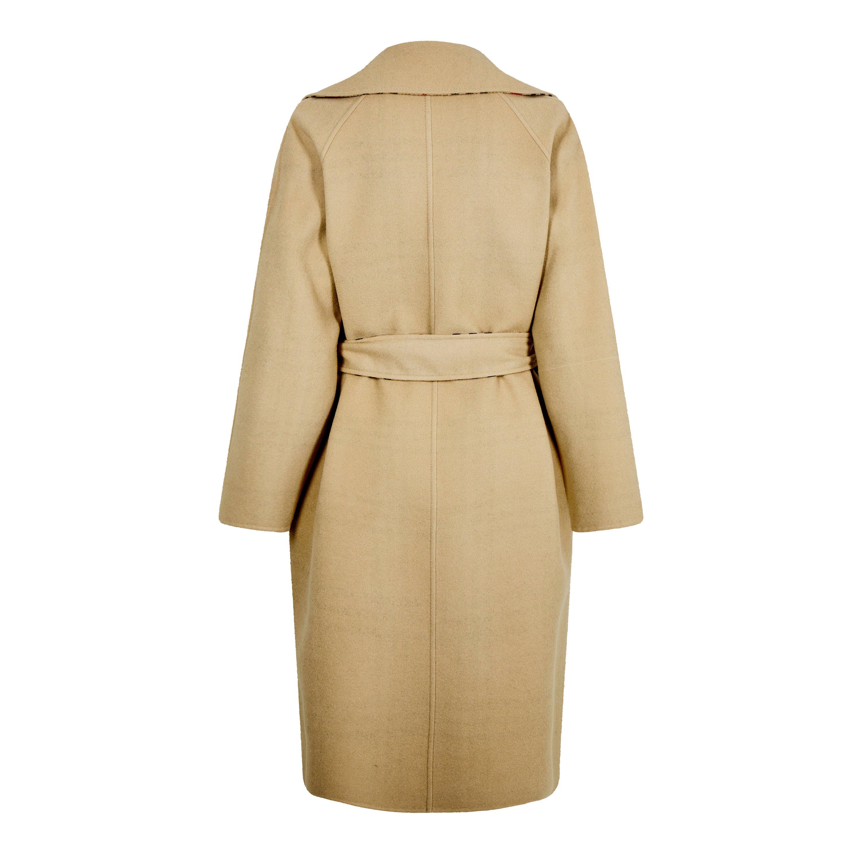 Reversible Cashmere Trench Overcoat