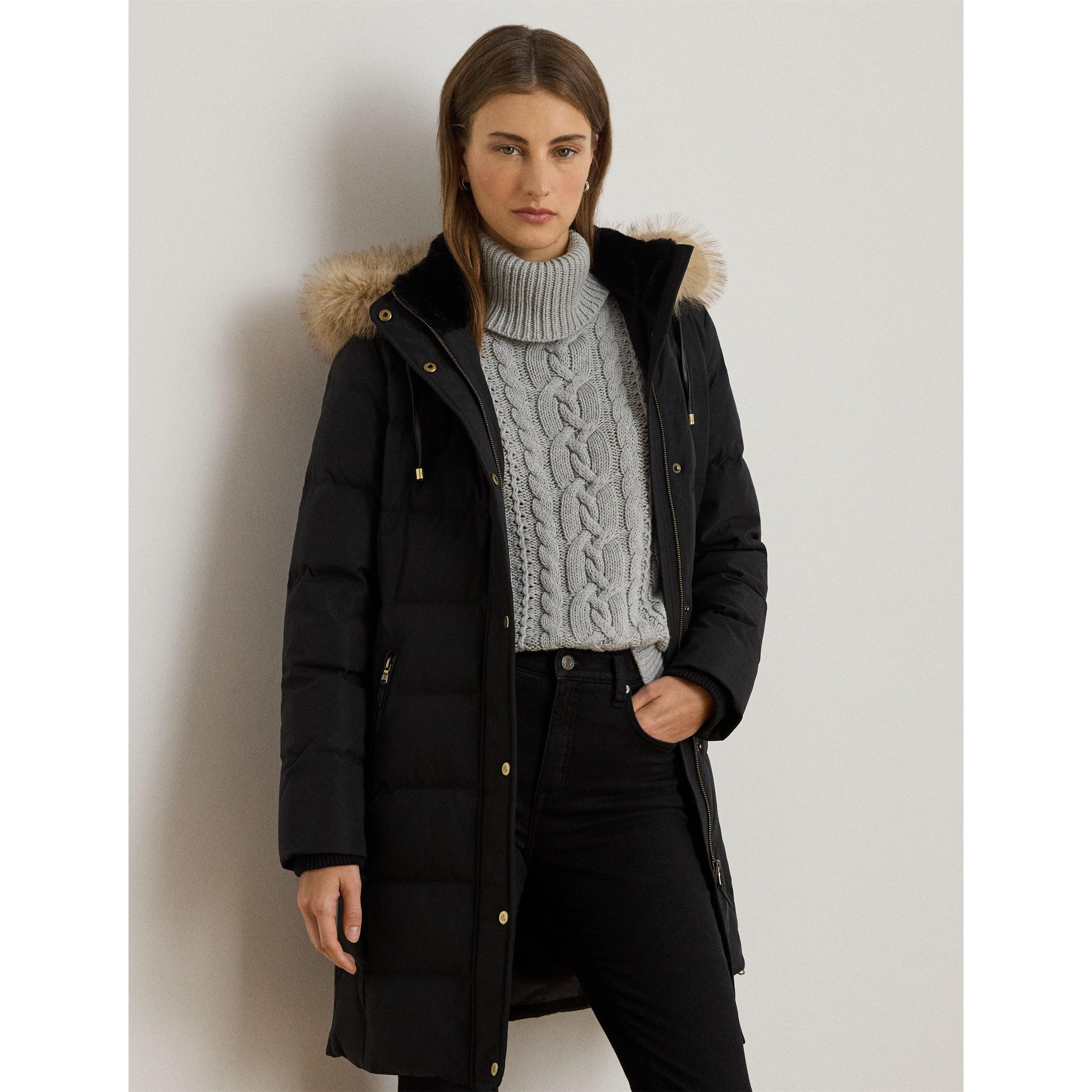 Fur Hood Medium Puffer Jacket