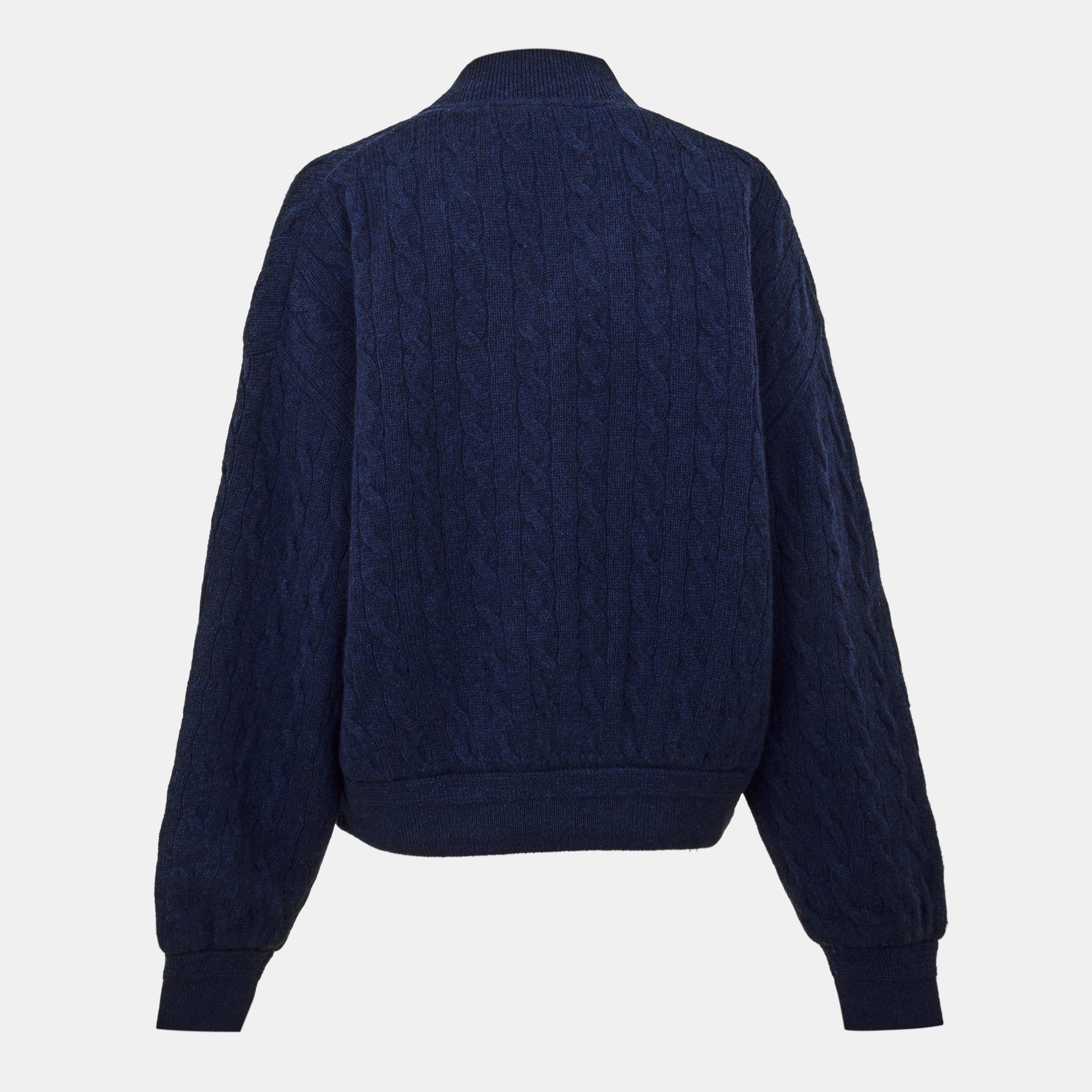 American Style Ribbed Trim Bomber Jacket