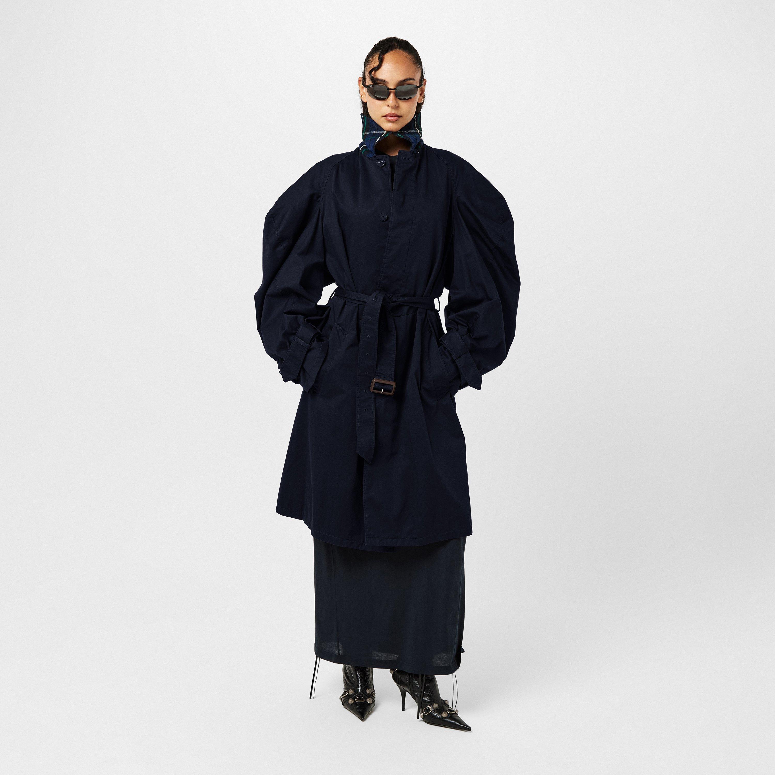 Oversized Water-Resistant Trench Coat