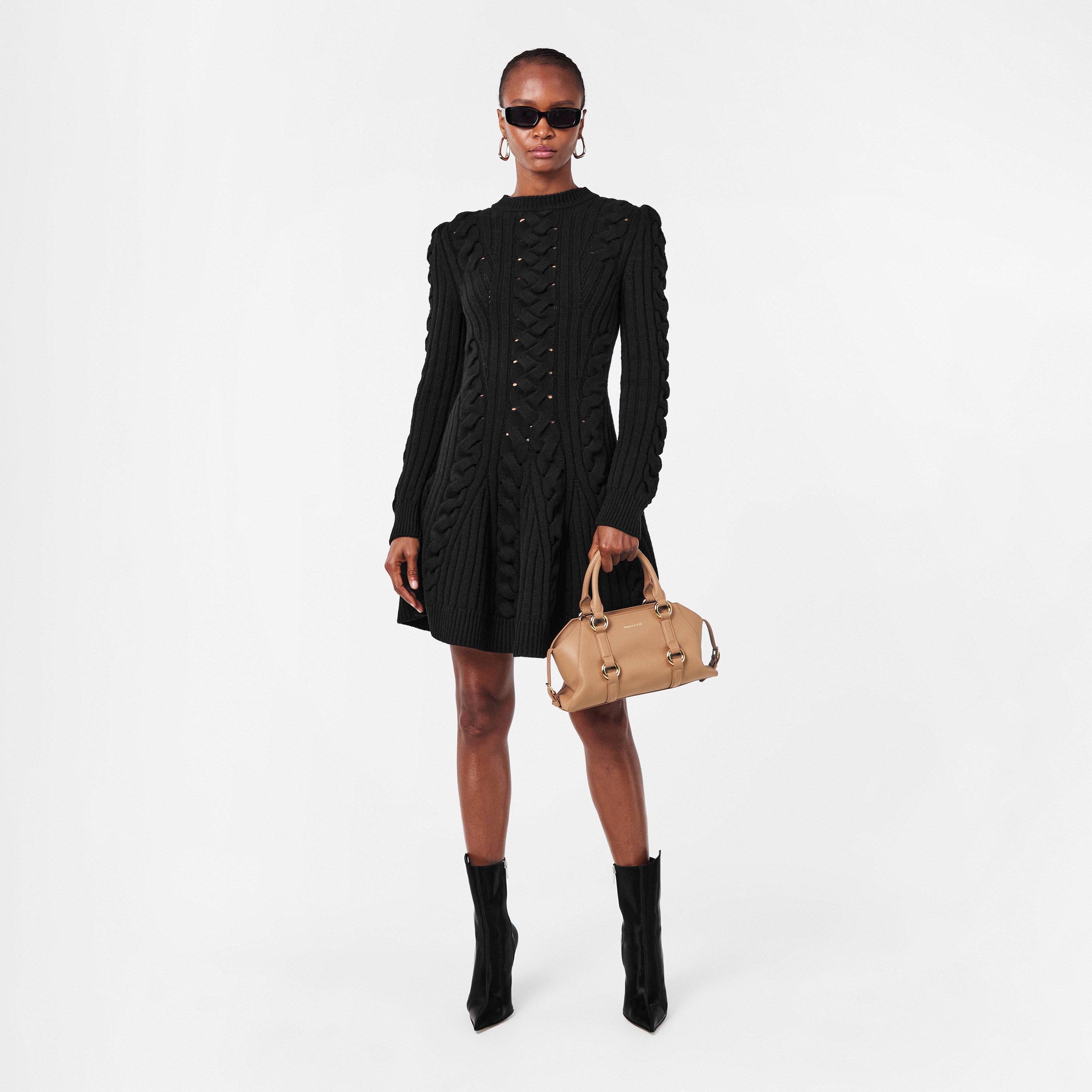 Alex Cable Knitted Jumper Dress